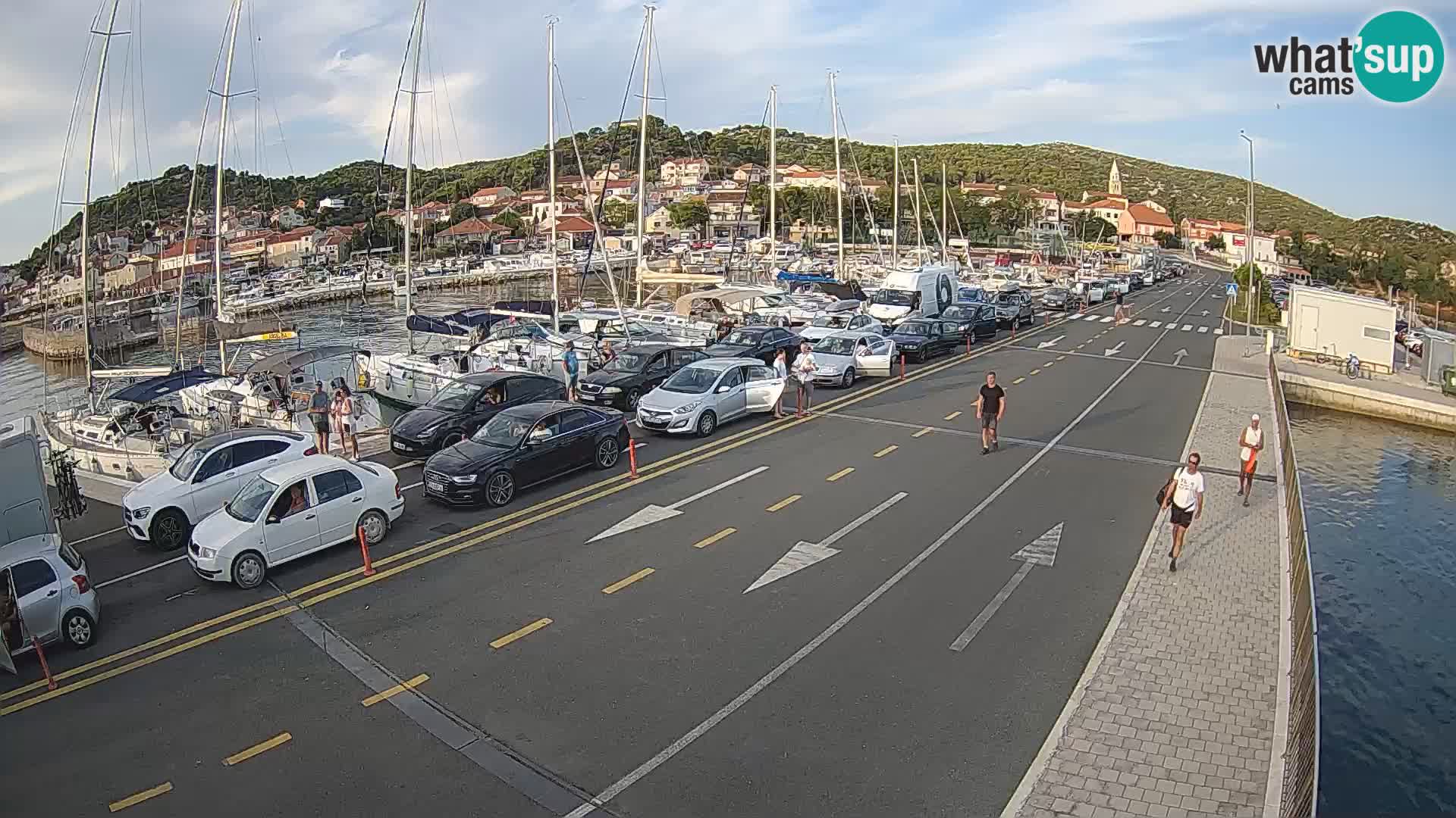 Dalmatie Tkon Traversier – webcams Croatie