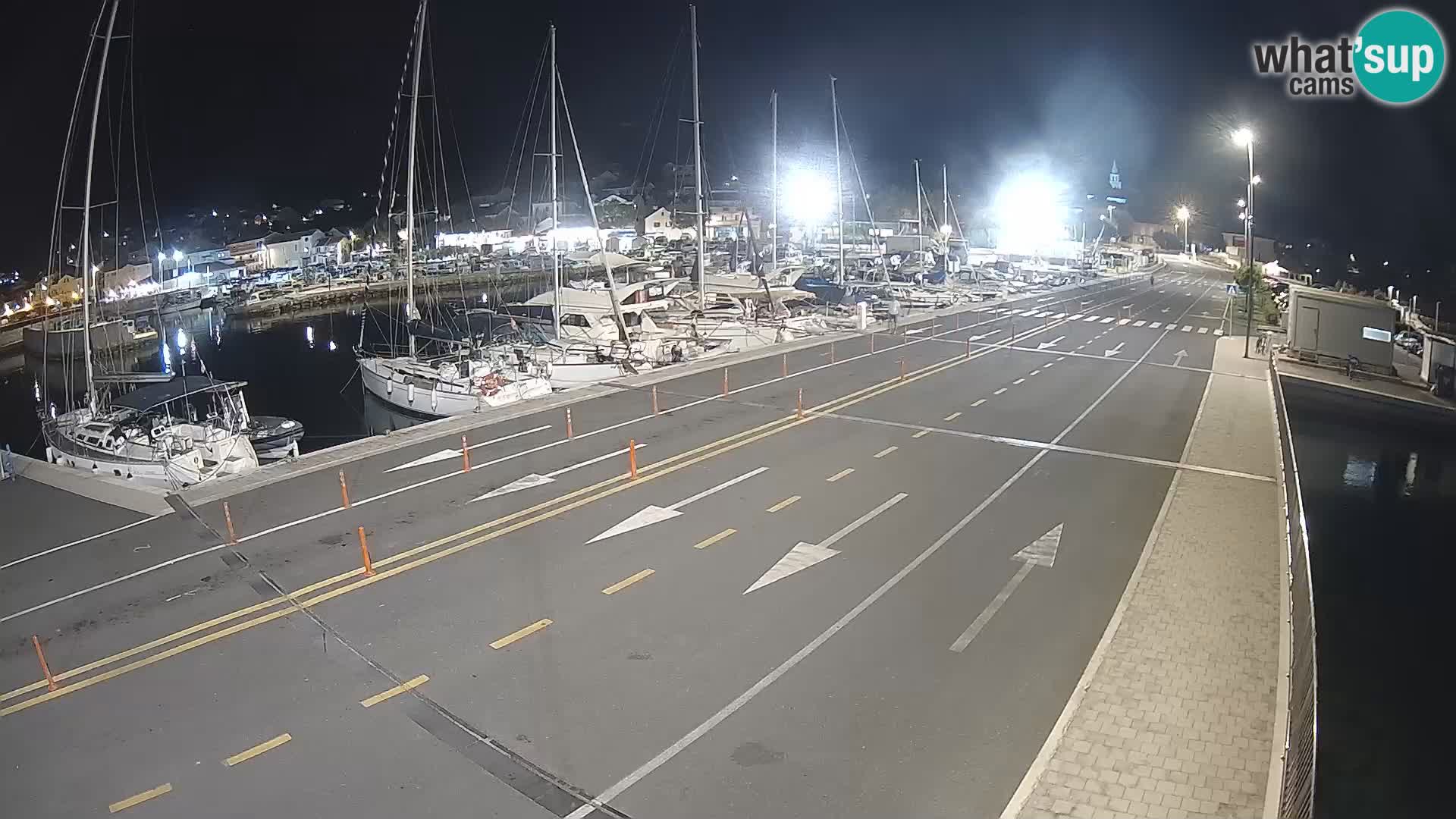 Dalmatie Tkon Traversier – webcams Croatie