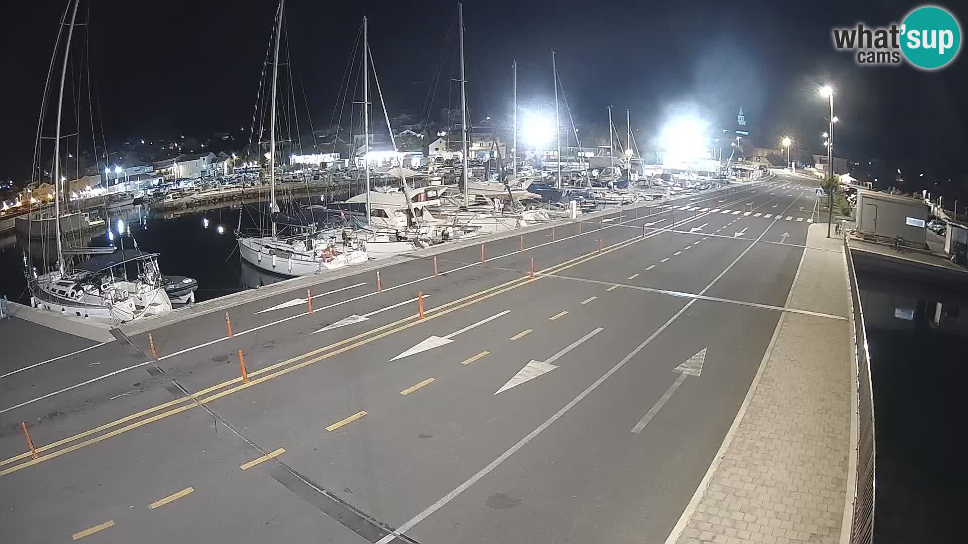 Dalmacia Tkon Transportar- webcams Croacia