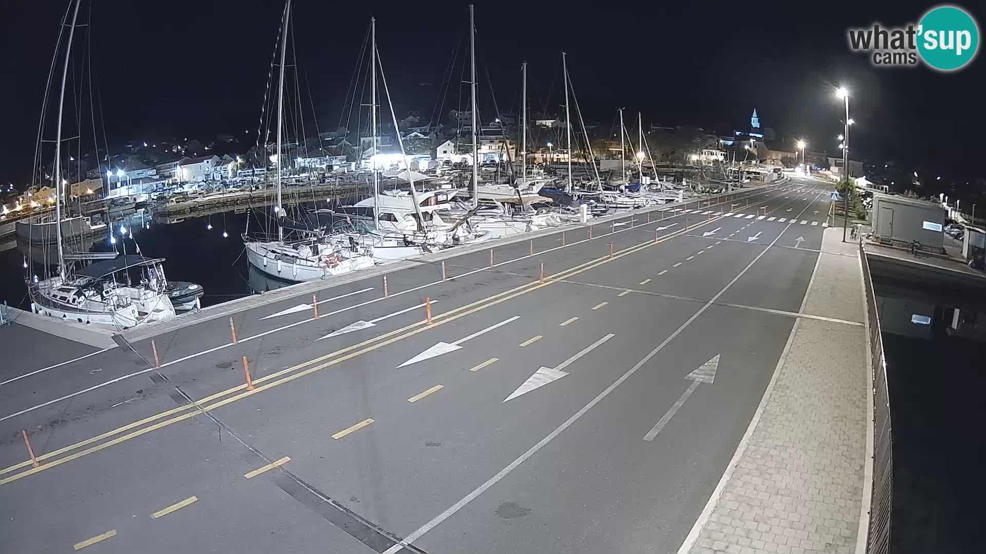 Dalmacia Tkon Transportar- webcams Croacia