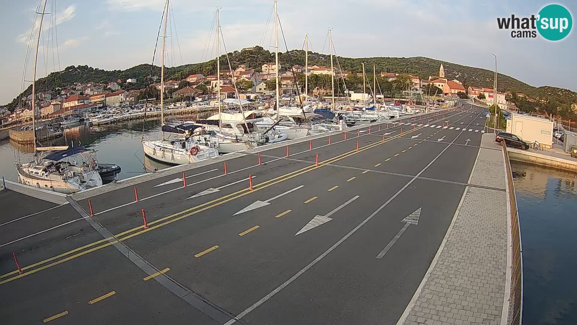 Dalmatie Tkon Traversier – webcams Croatie