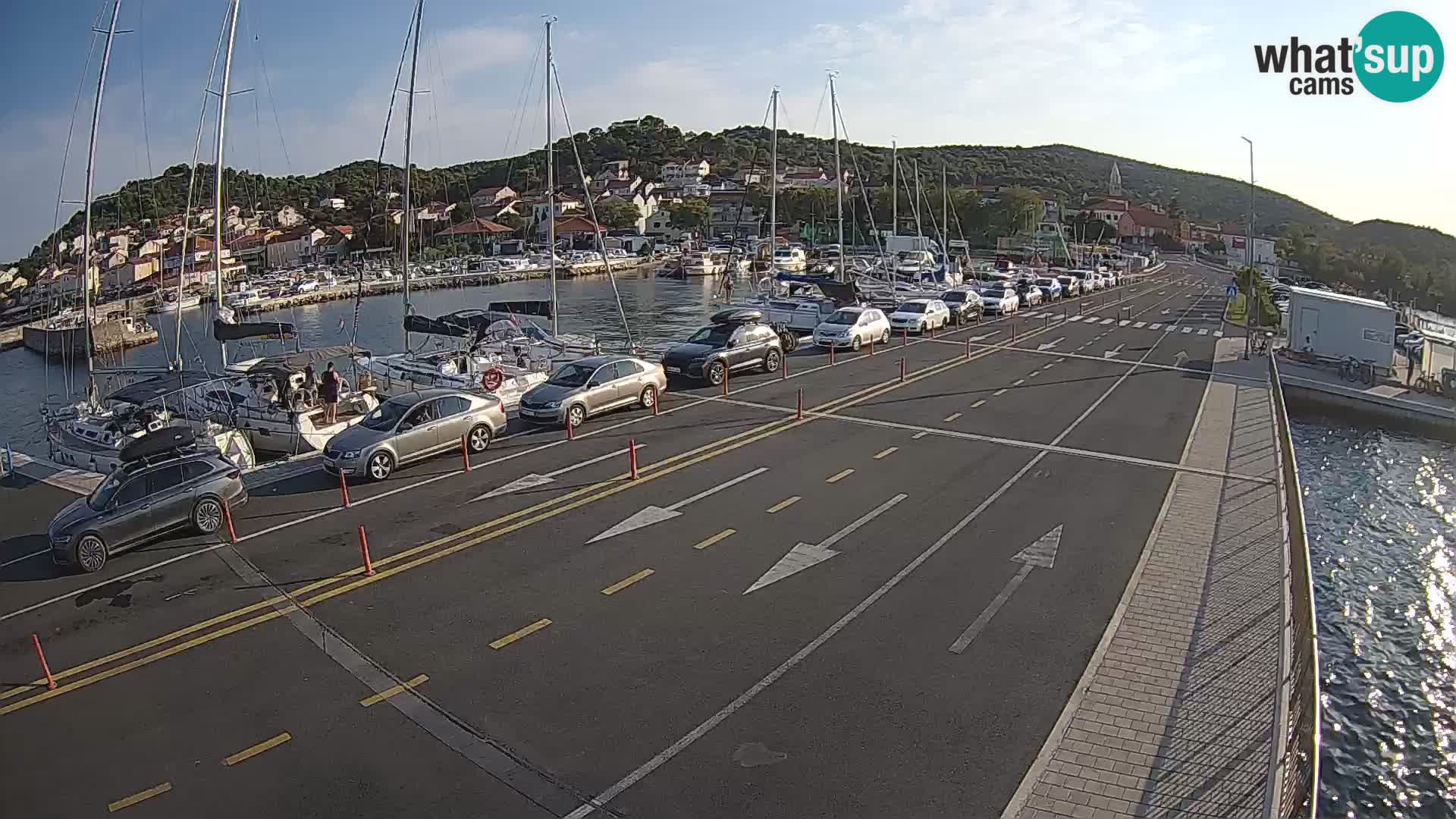 Dalmacija Trajekt Tkon – spletne kamere Hrvaška