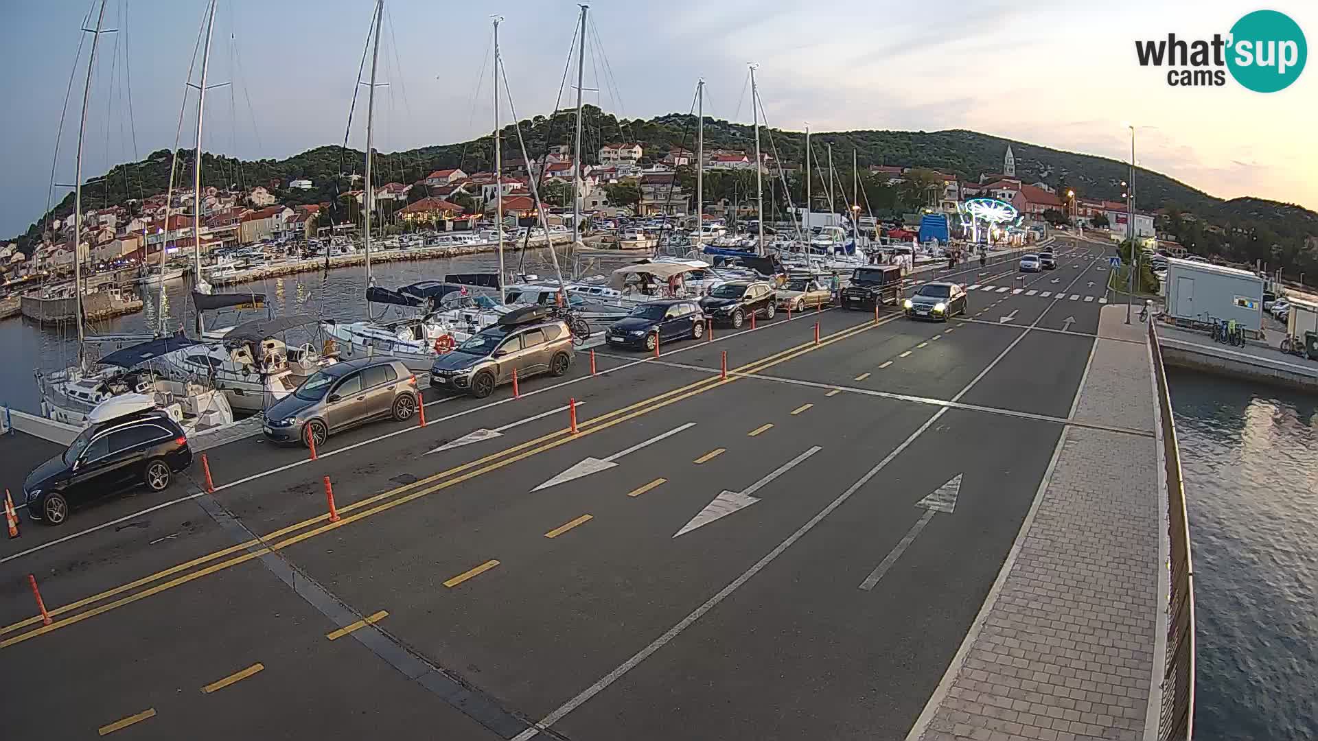 Dalmatie Tkon Traversier – webcams Croatie