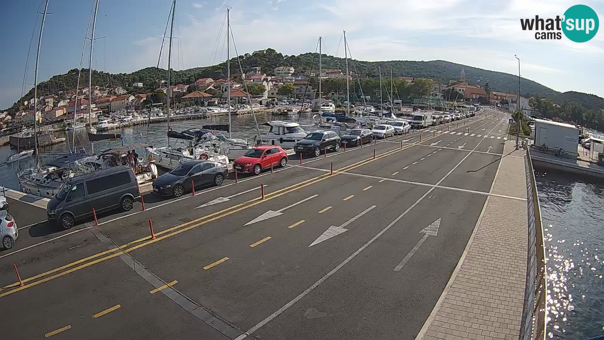 Dalmatie Tkon Traversier – webcams Croatie