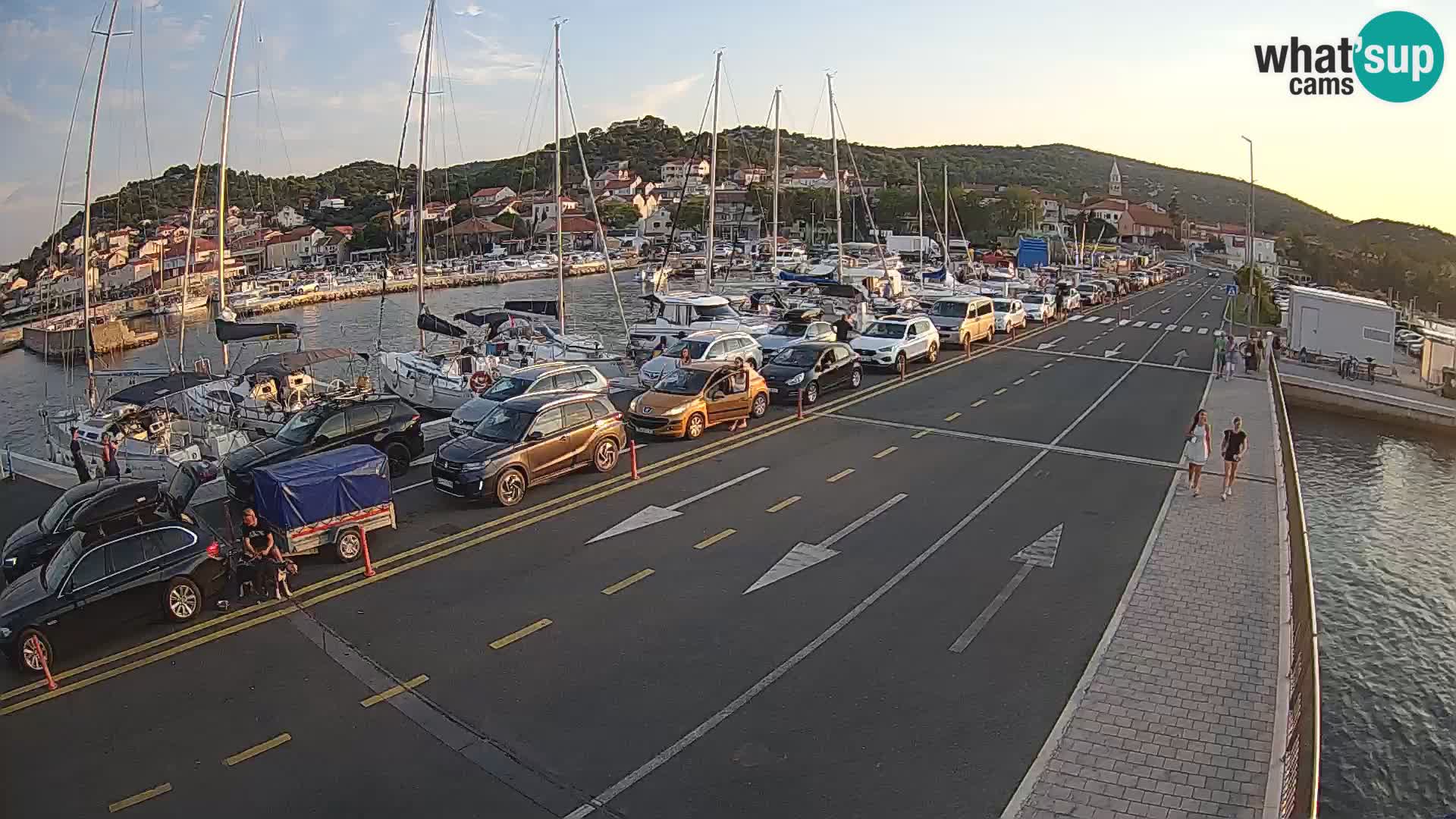 Dalmacija Trajekt Tkon – spletne kamere Hrvaška
