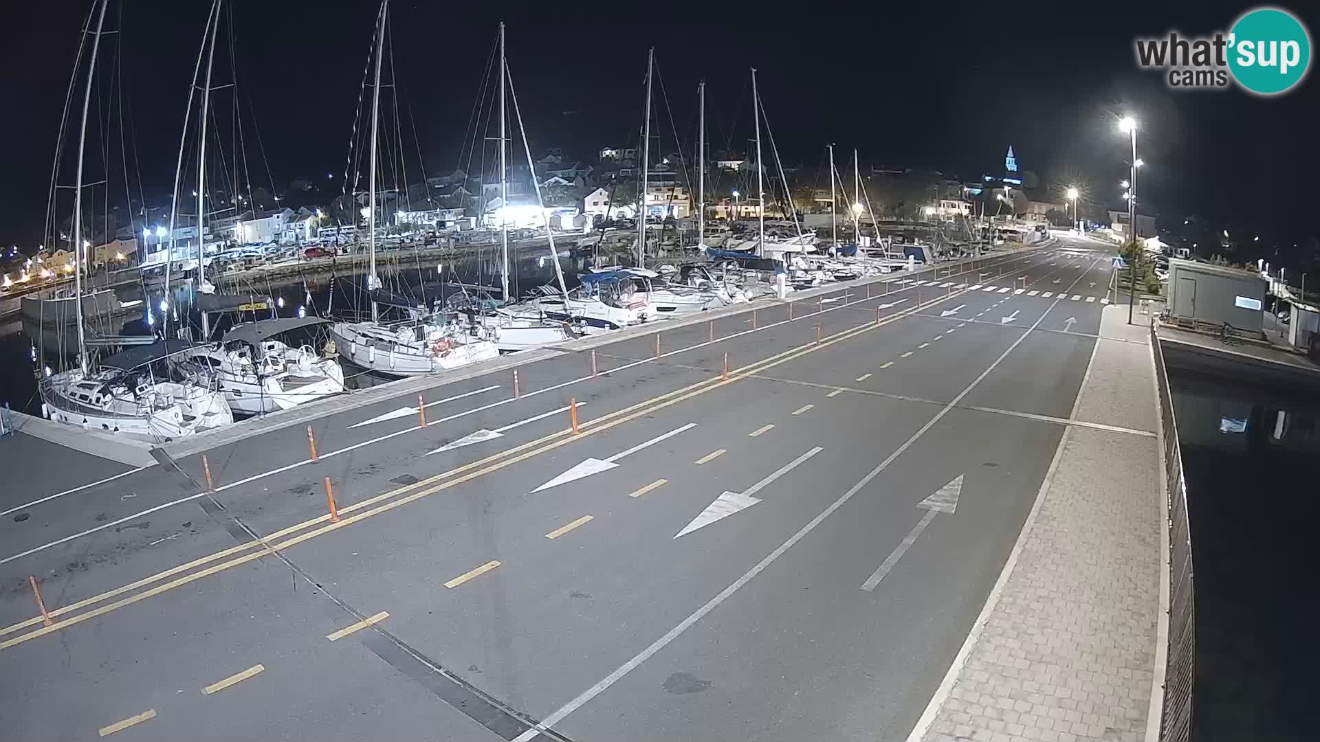 Dalmacia Tkon Transportar- webcams Croacia