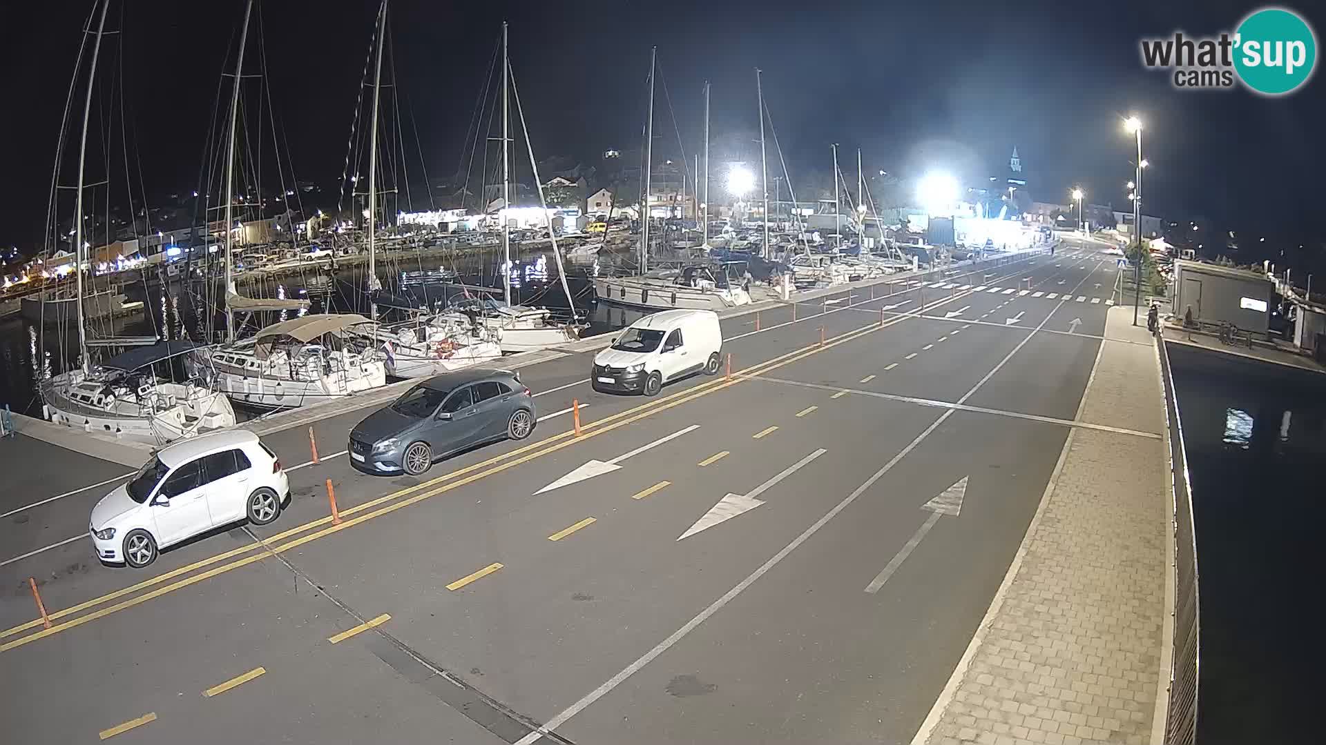 Dalmatie Tkon Traversier – webcams Croatie