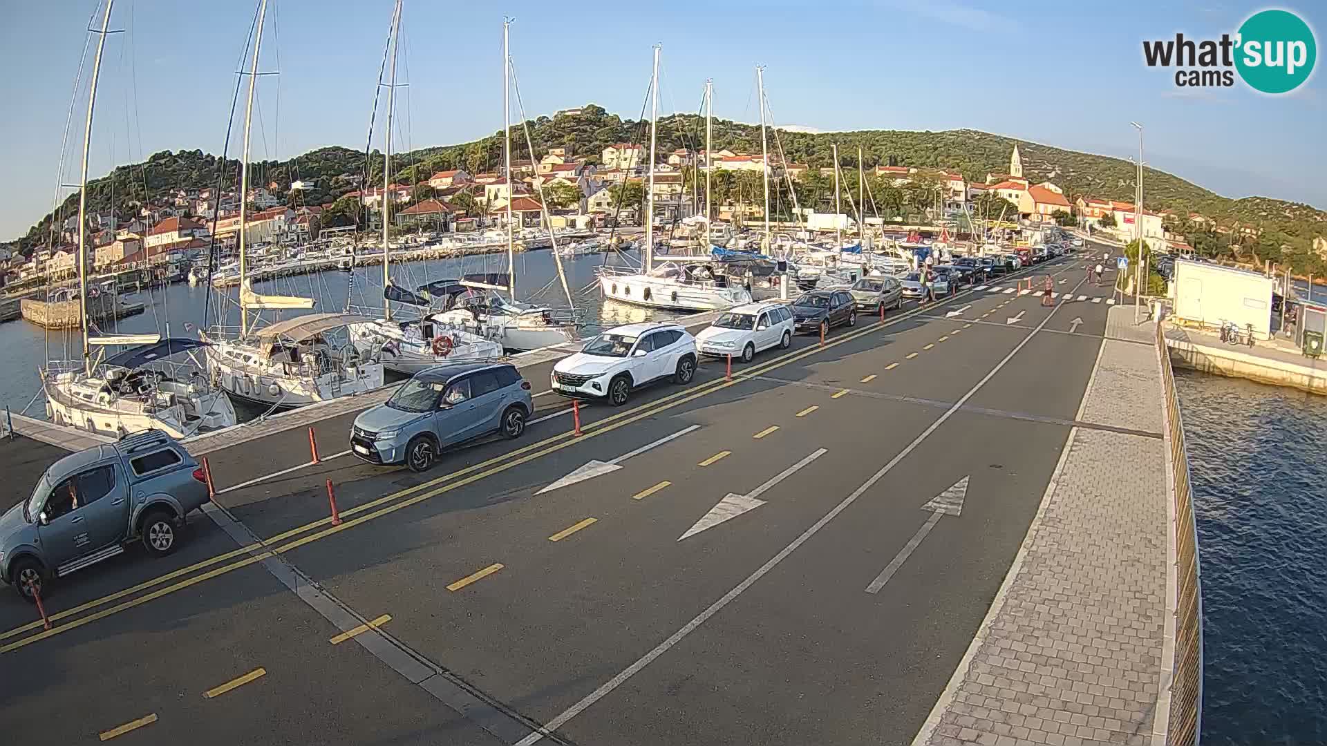 Dalmacia Tkon Transportar- webcams Croacia