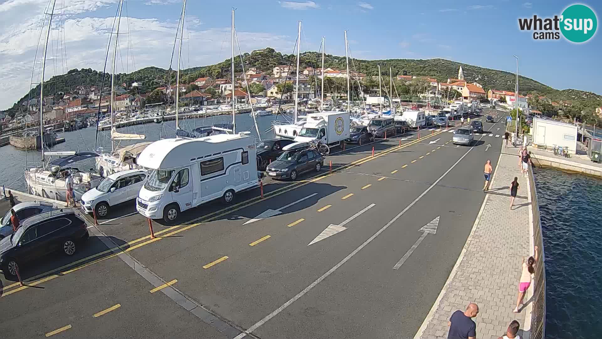 Dalmatien Tkon Fähre – Webcams Kroatien