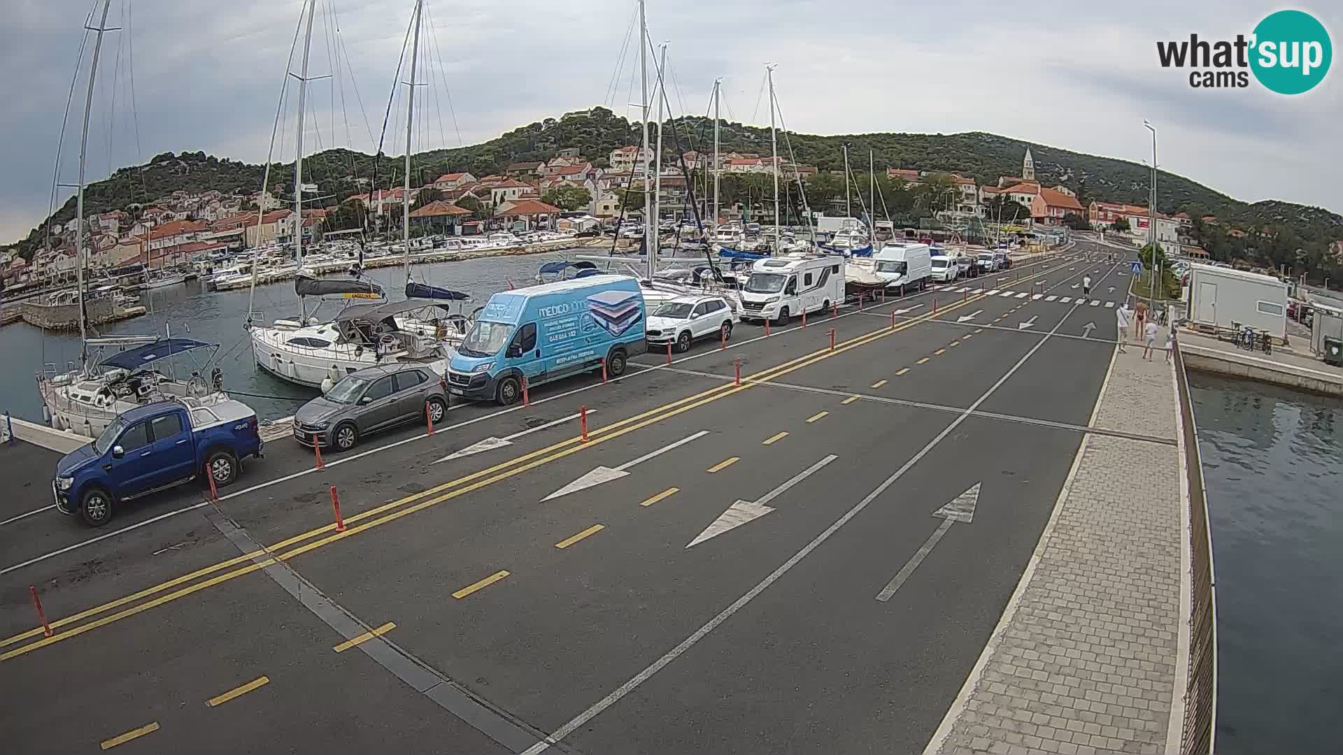 Dalmacia Tkon Transportar- webcams Croacia