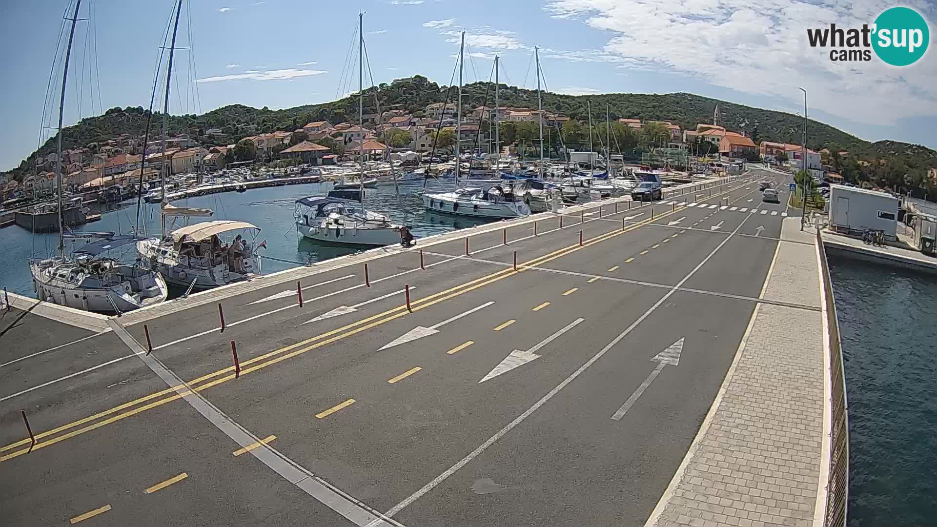 Dalmacia Tkon Transportar- webcams Croacia
