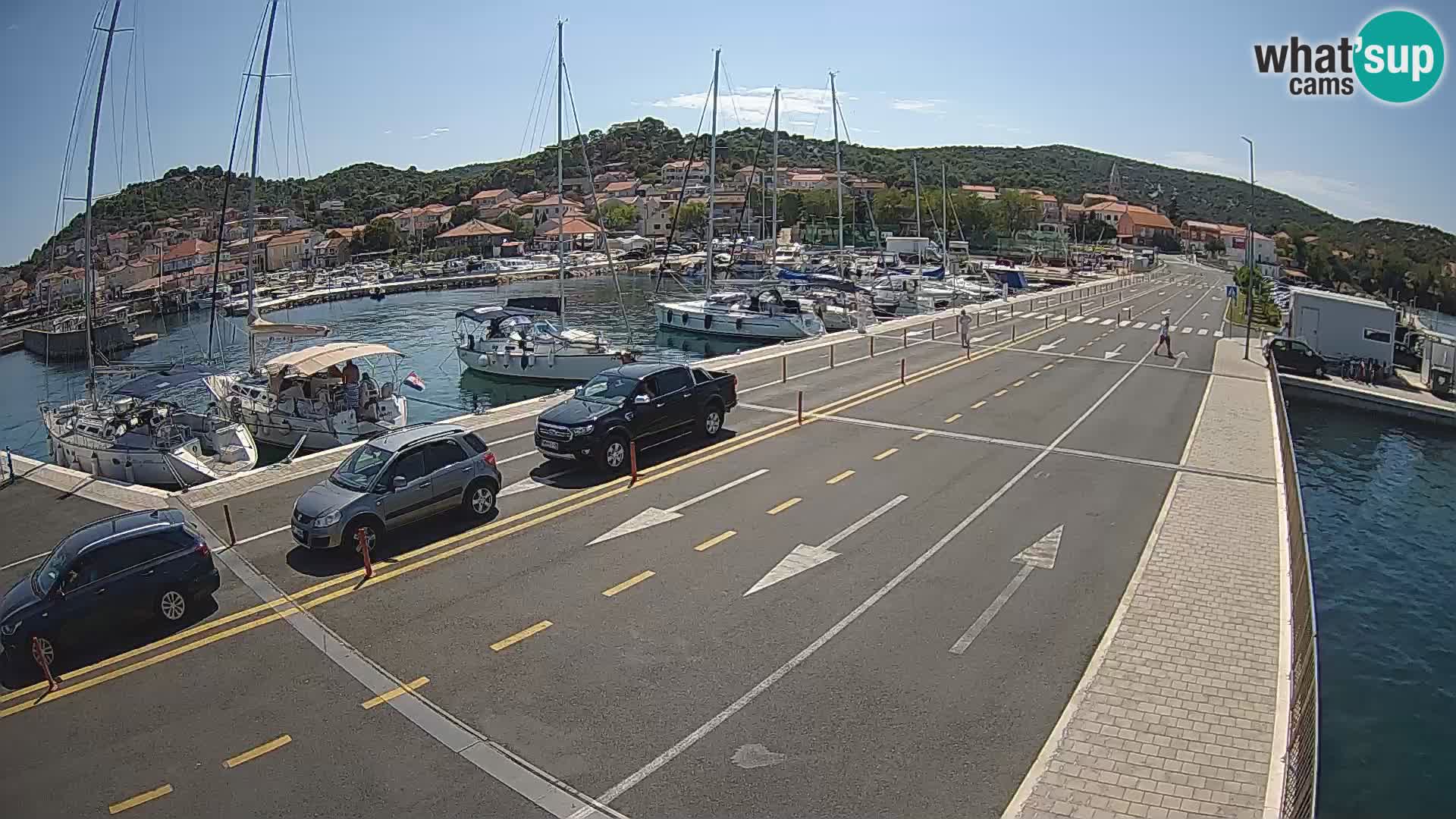 Dalmacia Tkon Transportar- webcams Croacia