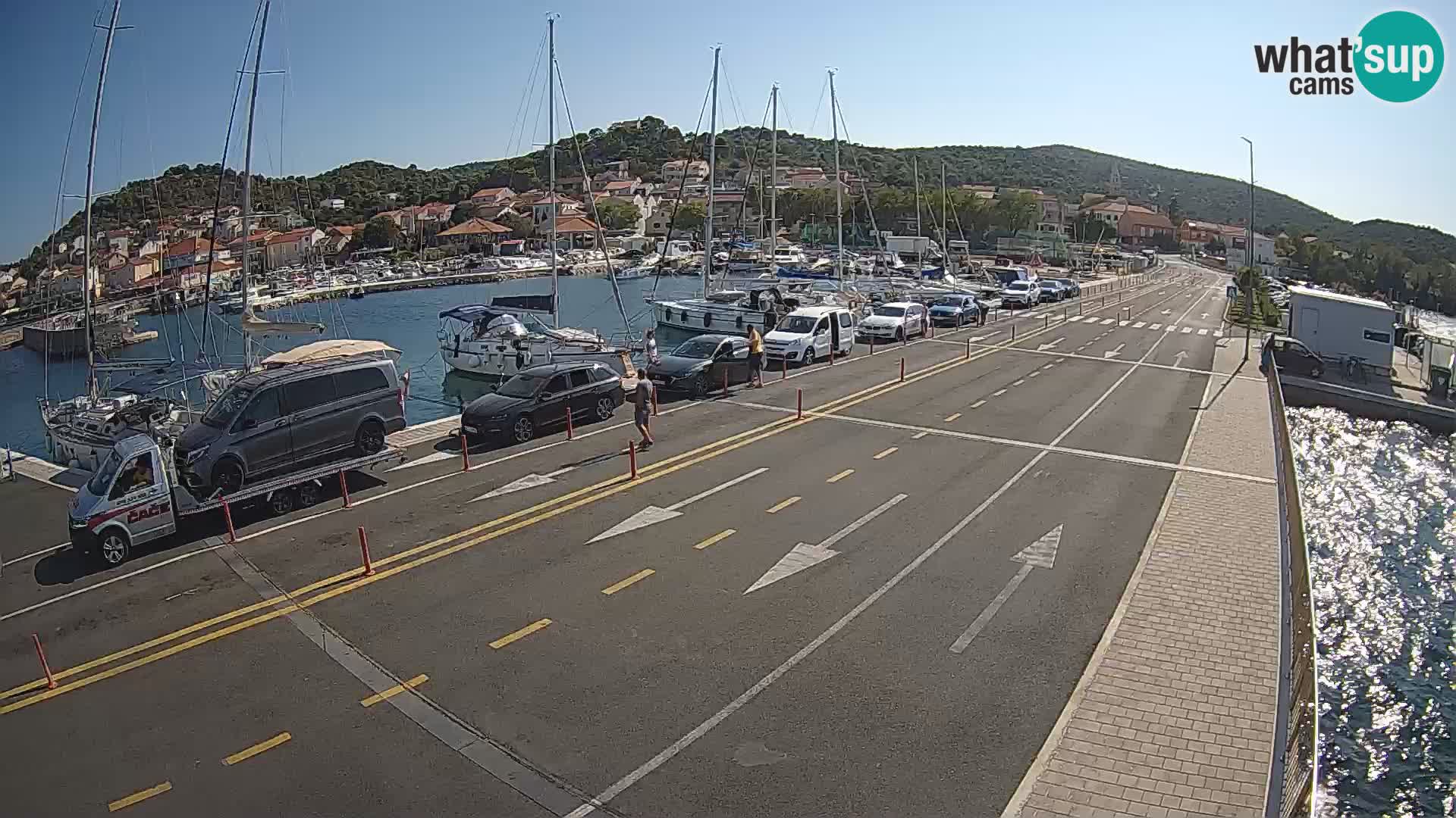 Dalmatia Tkon Ferry – webcams Croatia