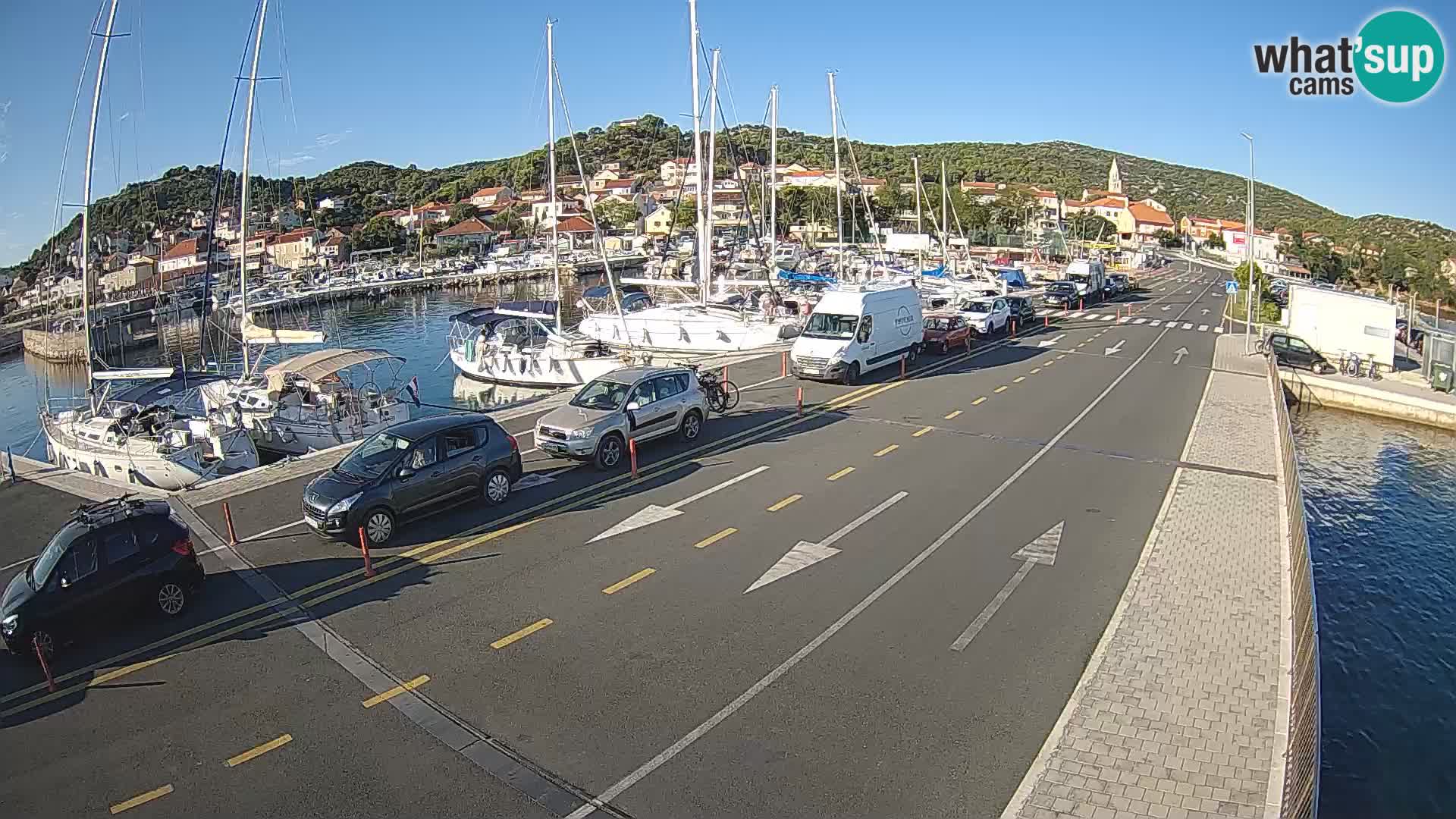 Dalmacia Tkon Transportar- webcams Croacia