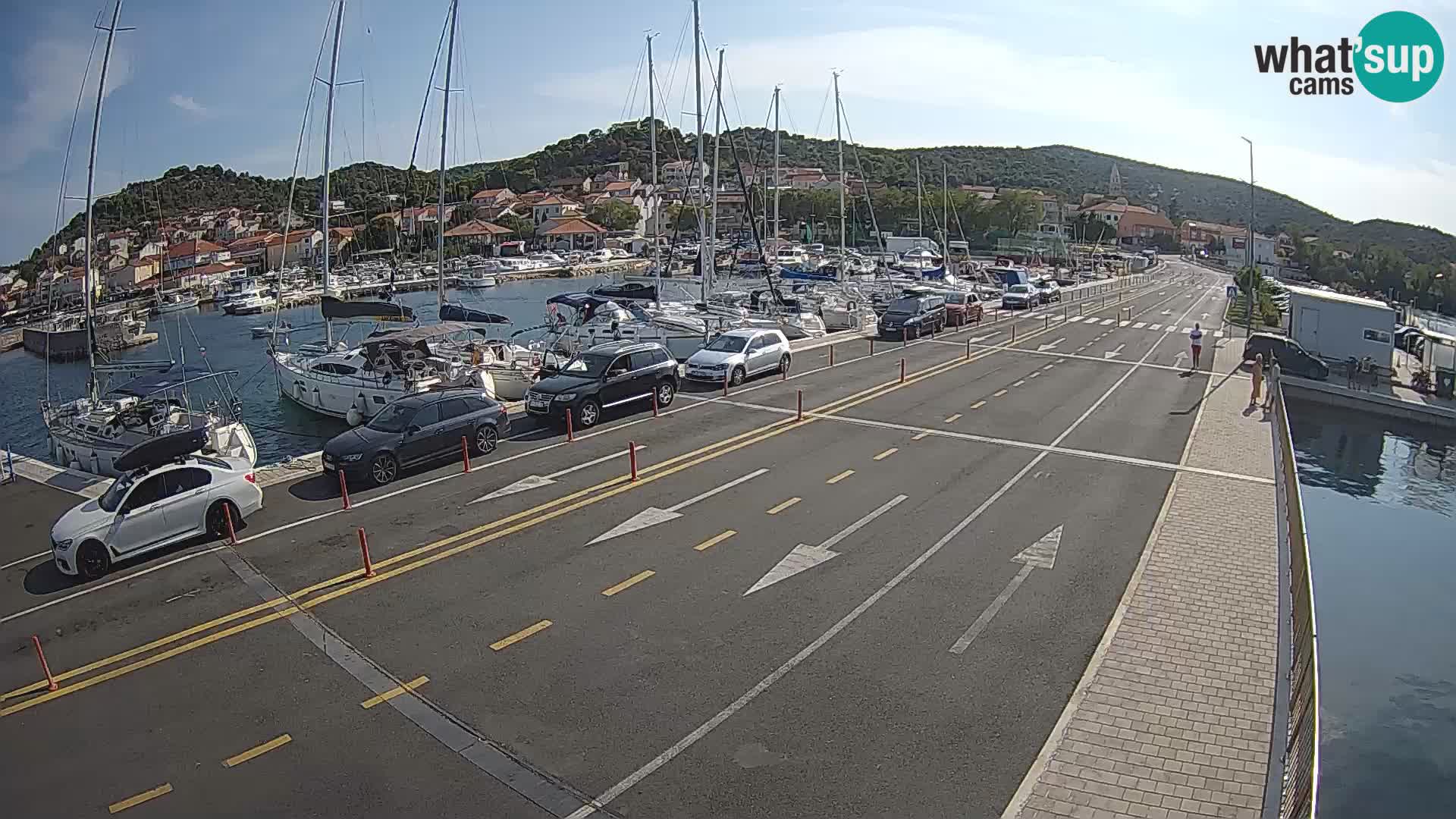 Dalmacija Trajekt Tkon – spletne kamere Hrvaška