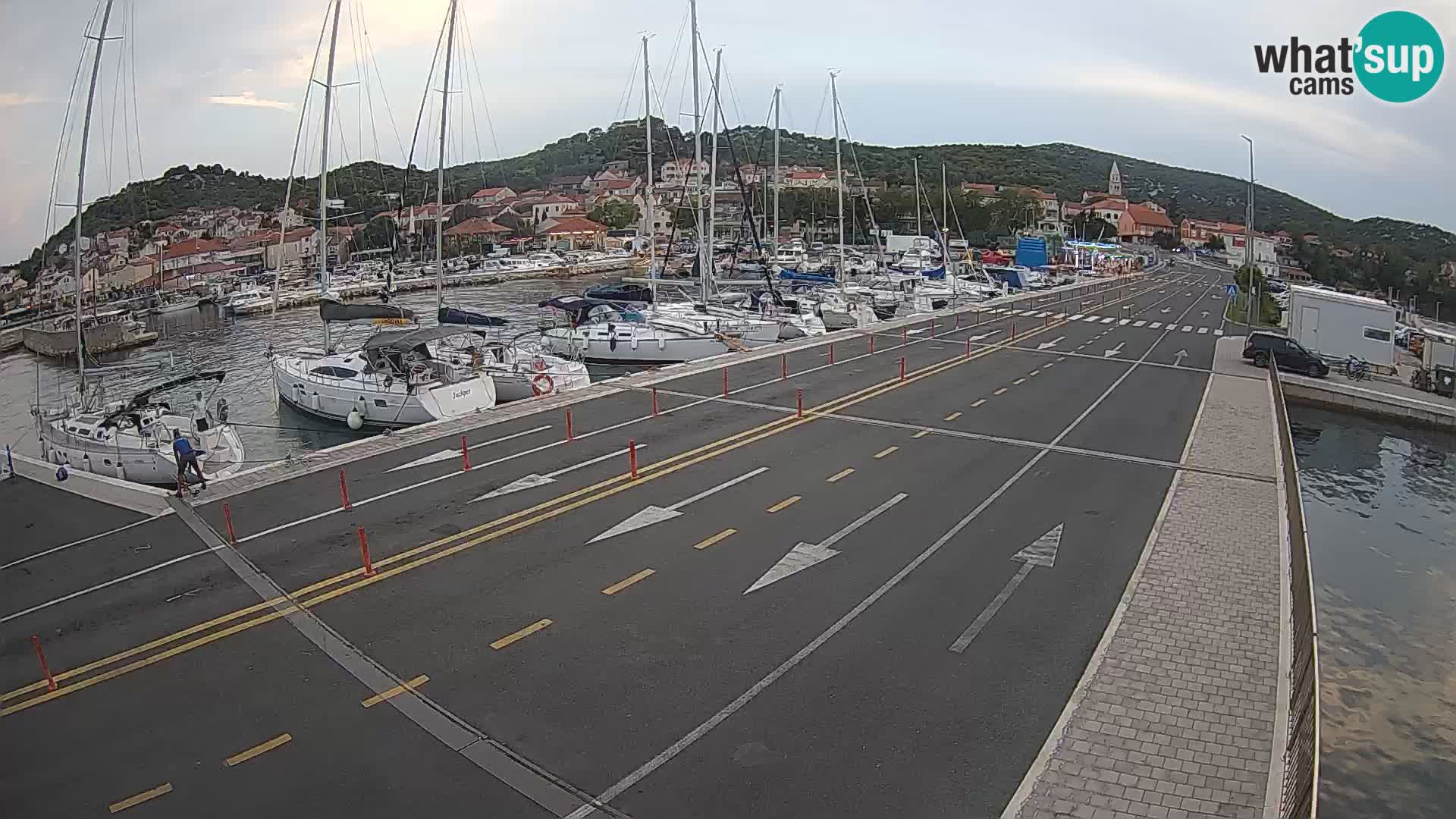 Dalmacia Tkon Transportar- webcams Croacia