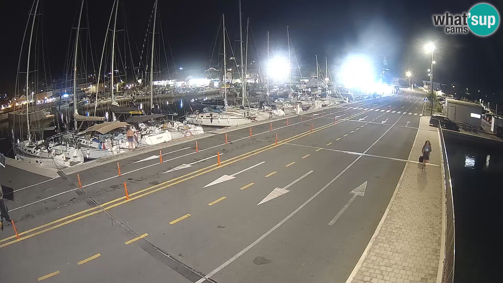 Dalmacia Tkon Transportar- webcams Croacia