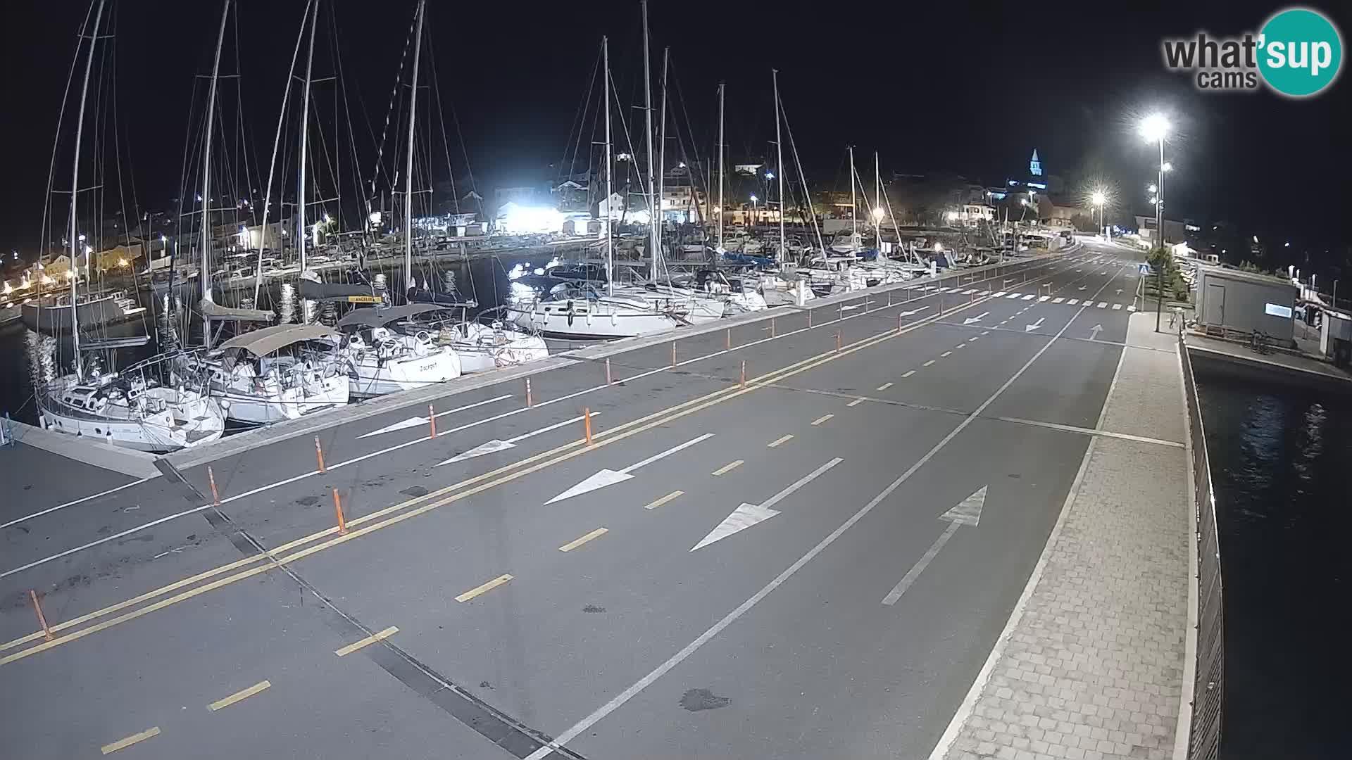 Dalmatie Tkon Traversier – webcams Croatie