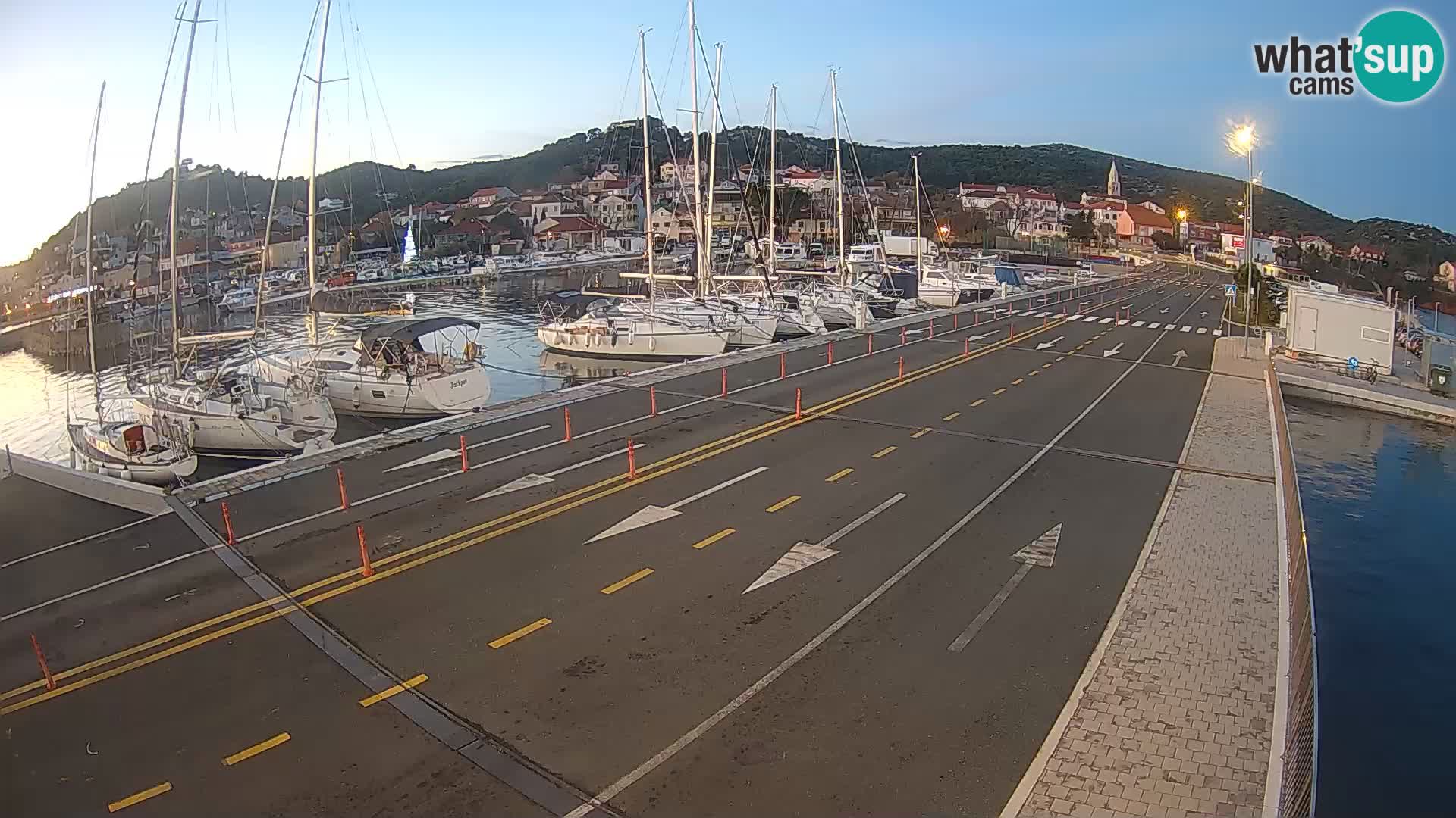 Dalmacia Tkon Transportar- webcams Croacia