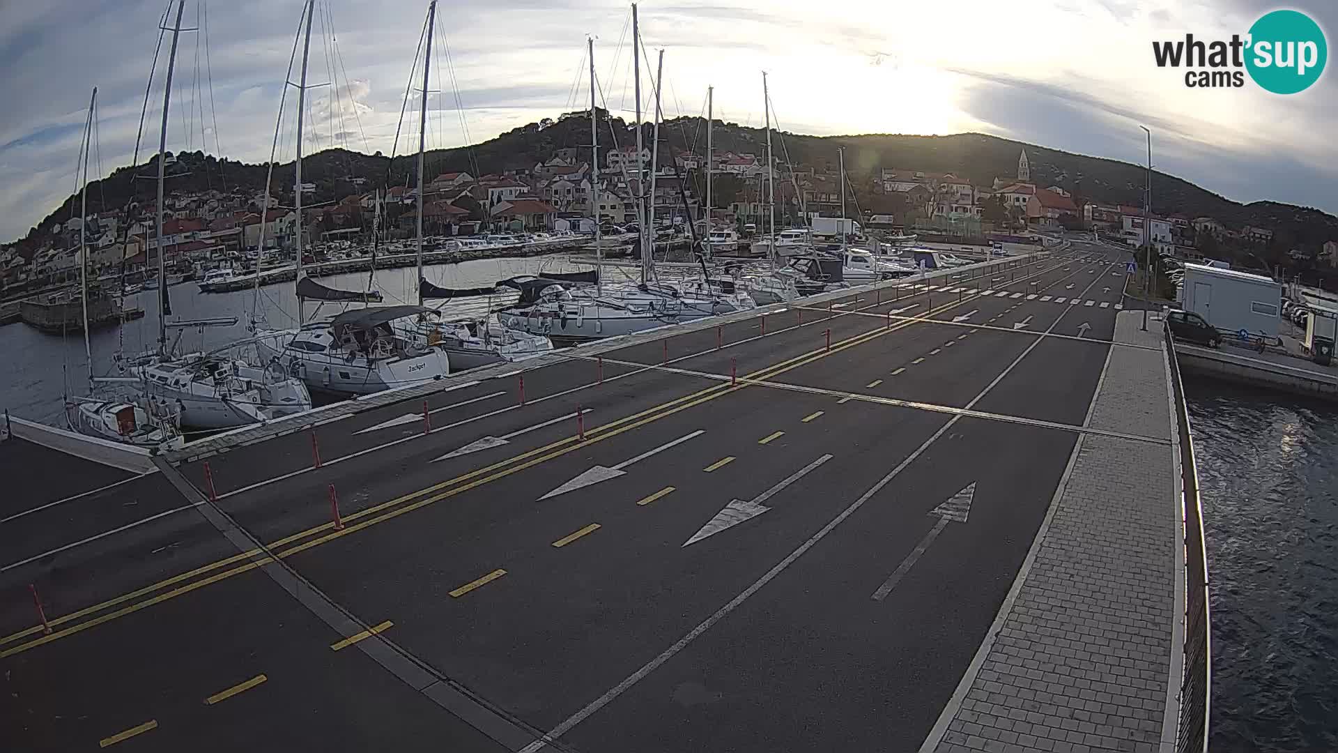 Dalmacija Trajekt Tkon – spletne kamere Hrvaška