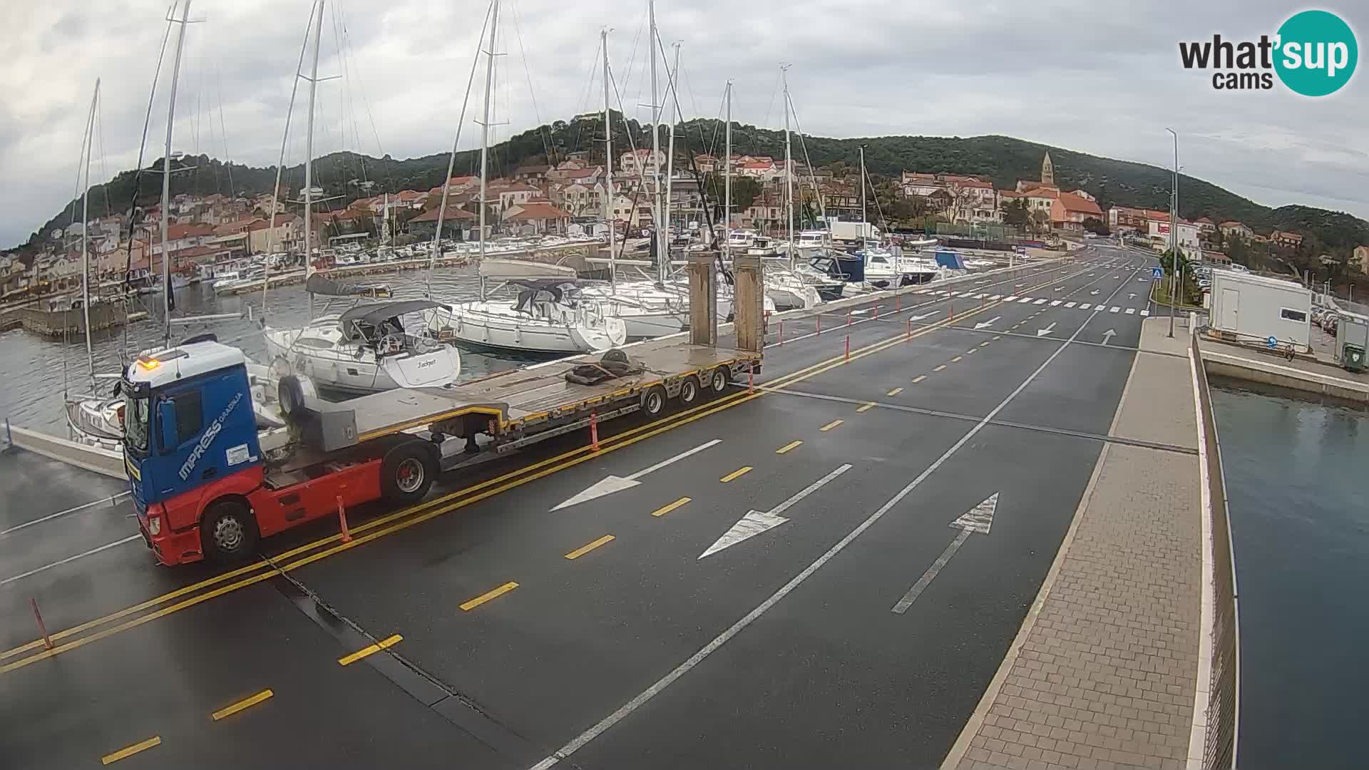 Dalmacia Tkon Transportar- webcams Croacia