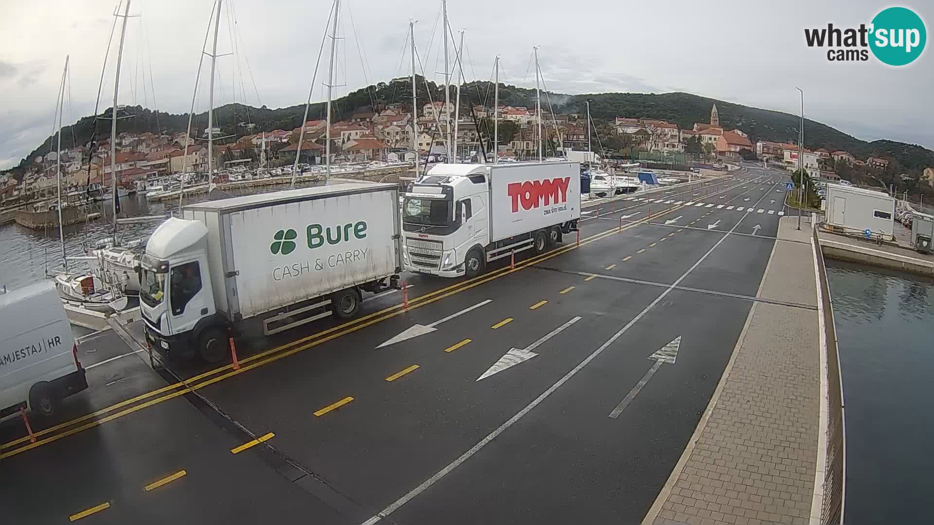 Dalmacia Tkon Transportar- webcams Croacia