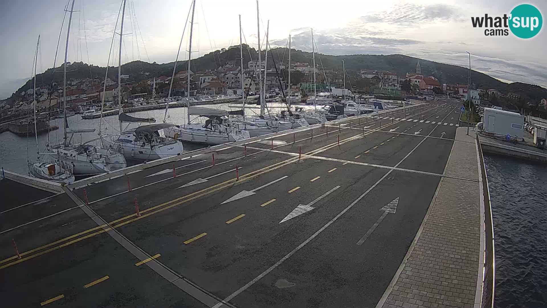 Dalmacia Tkon Transportar- webcams Croacia