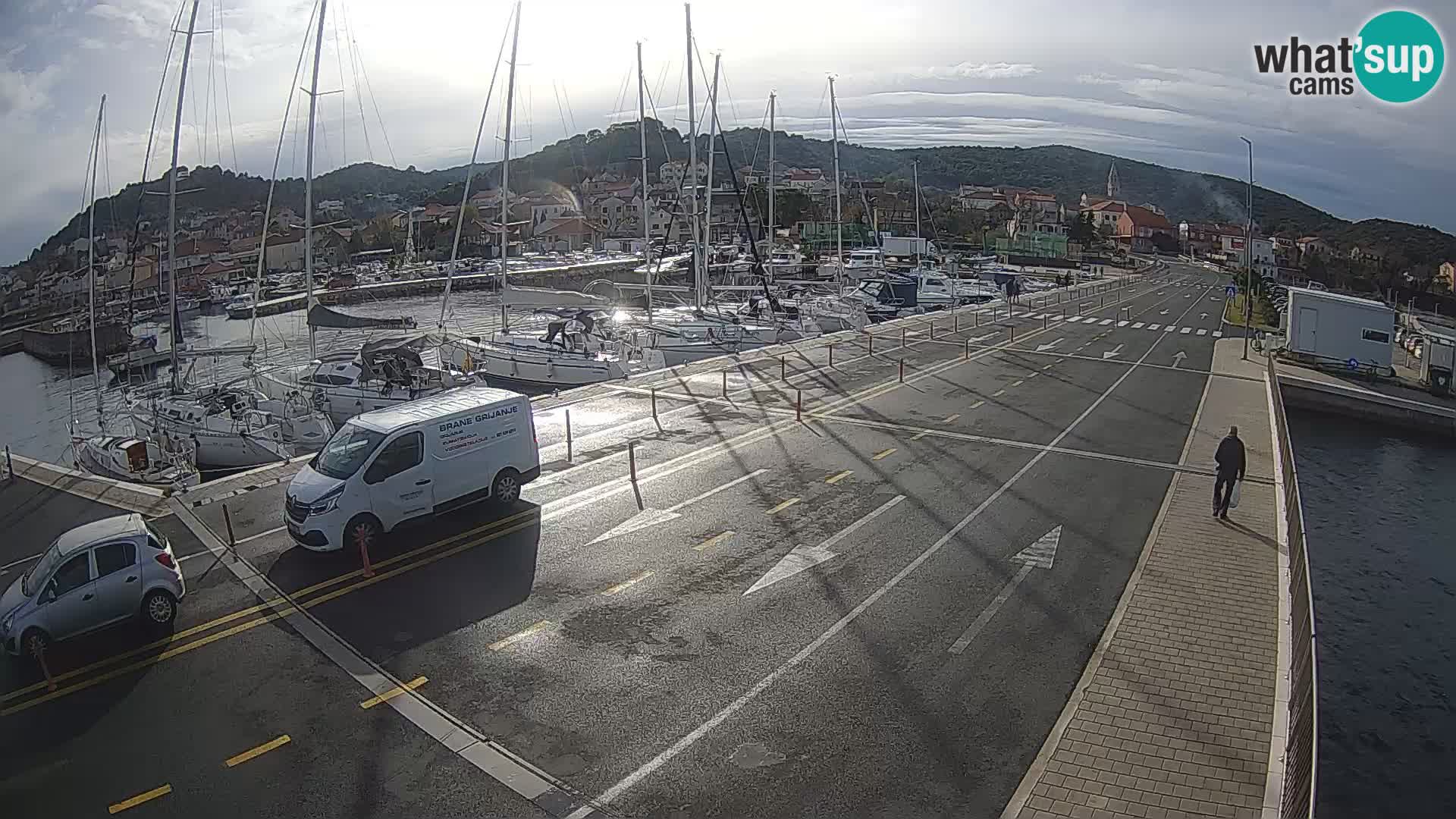 Dalmacia Tkon Transportar- webcams Croacia