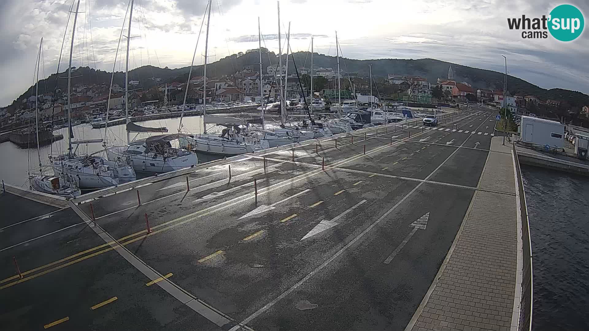 Dalmacia Tkon Transportar- webcams Croacia