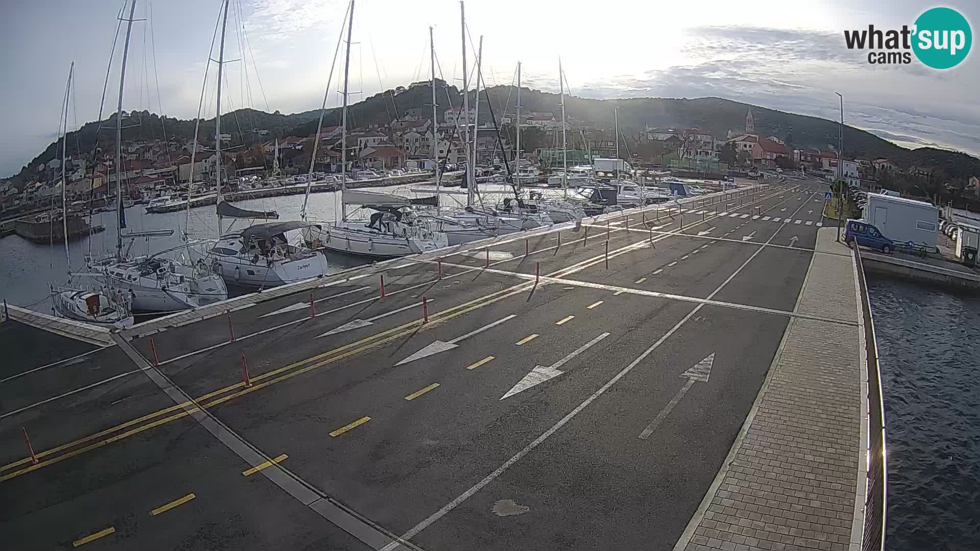 Dalmacia Tkon Transportar- webcams Croacia