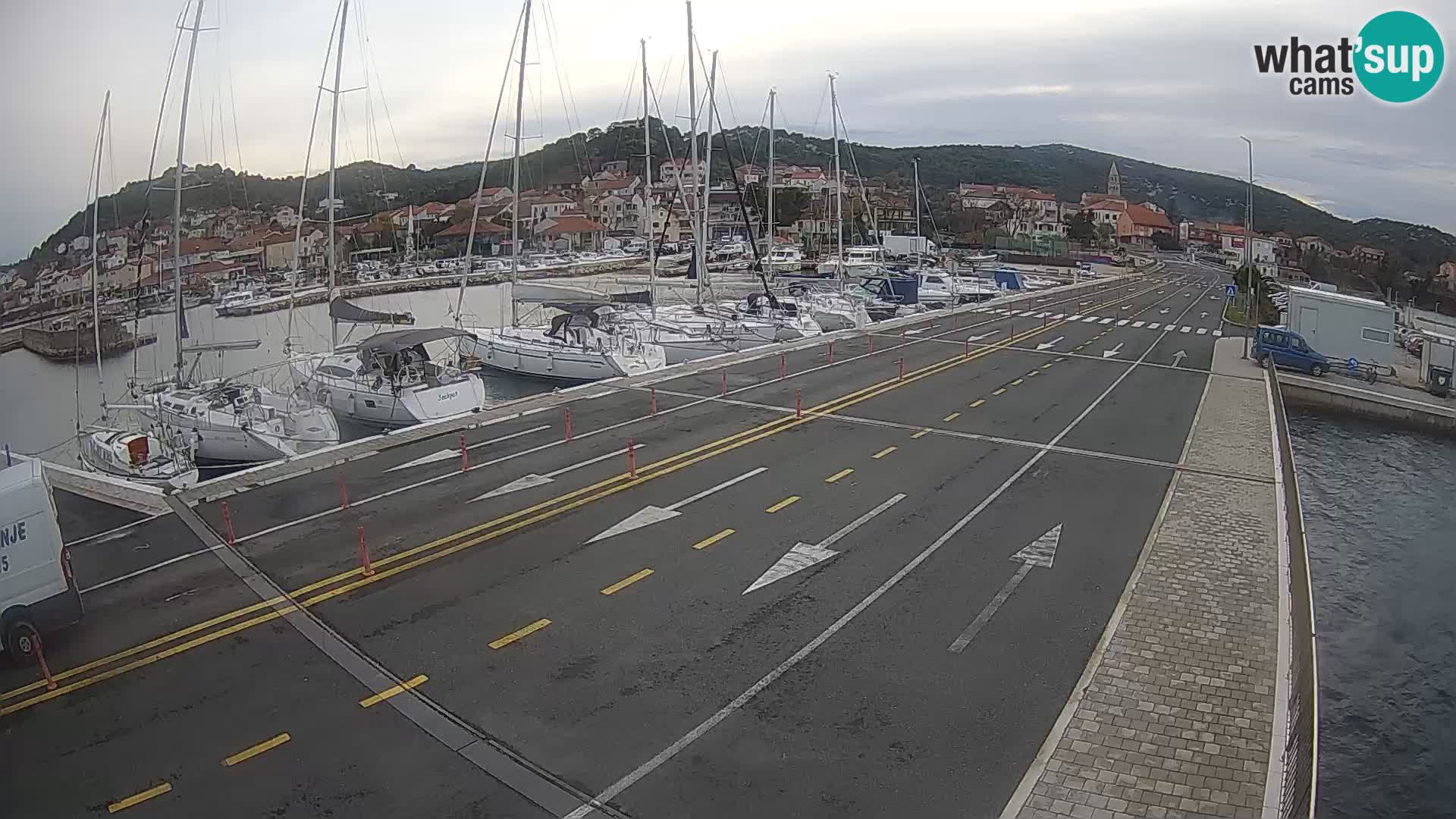 Dalmacia Tkon Transportar- webcams Croacia