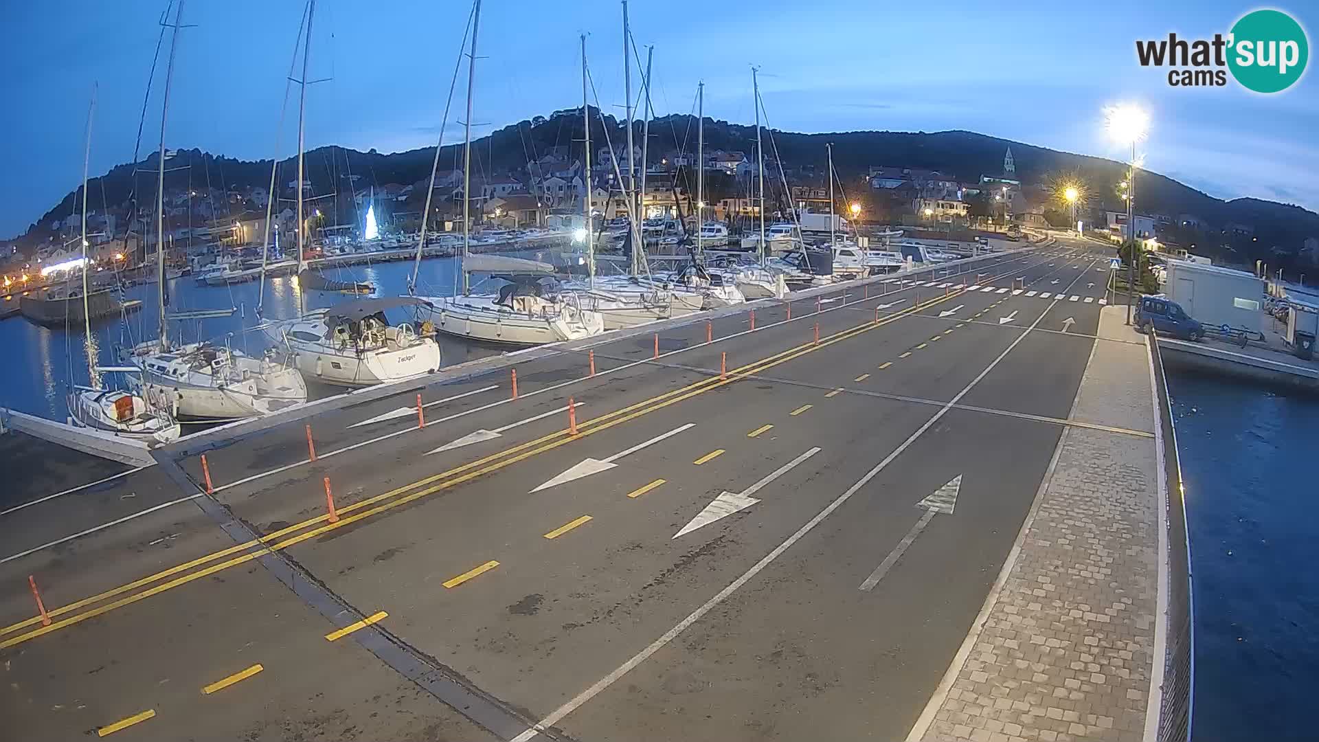 Dalmatie Tkon Traversier – webcams Croatie