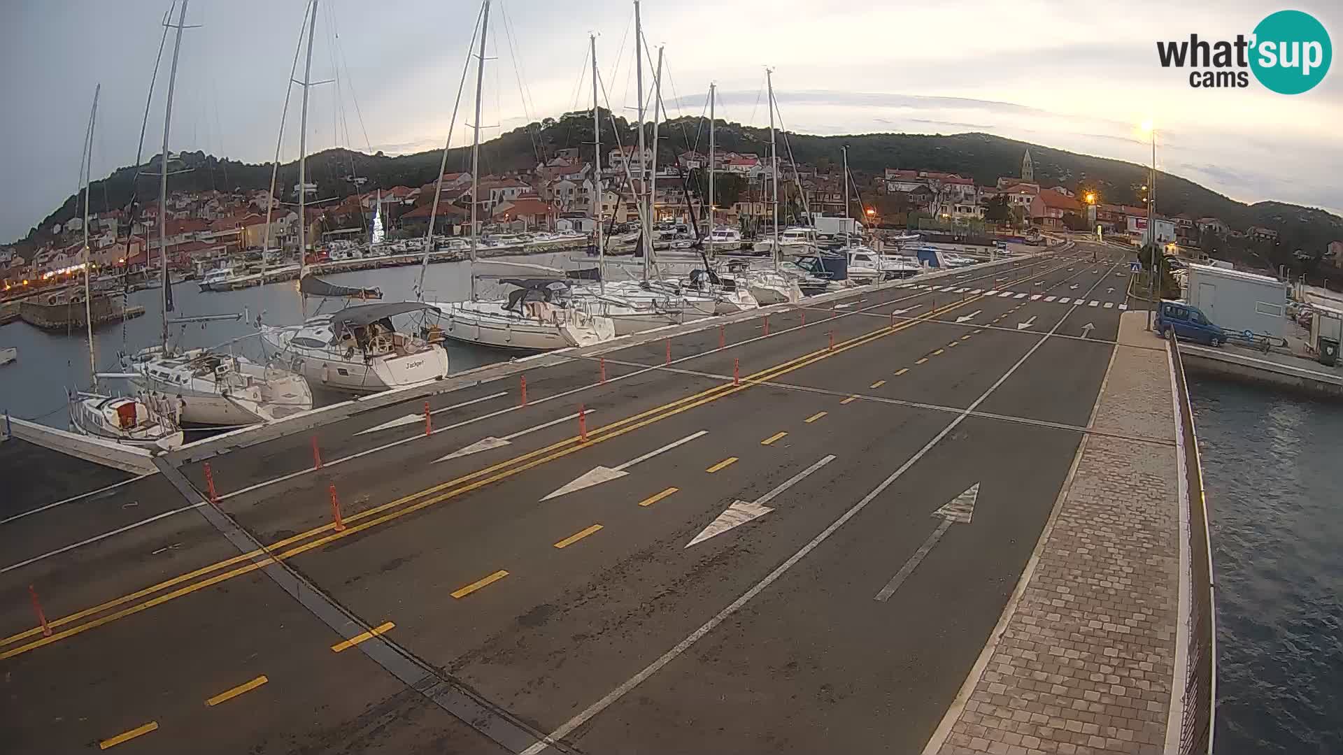 Dalmacia Tkon Transportar- webcams Croacia