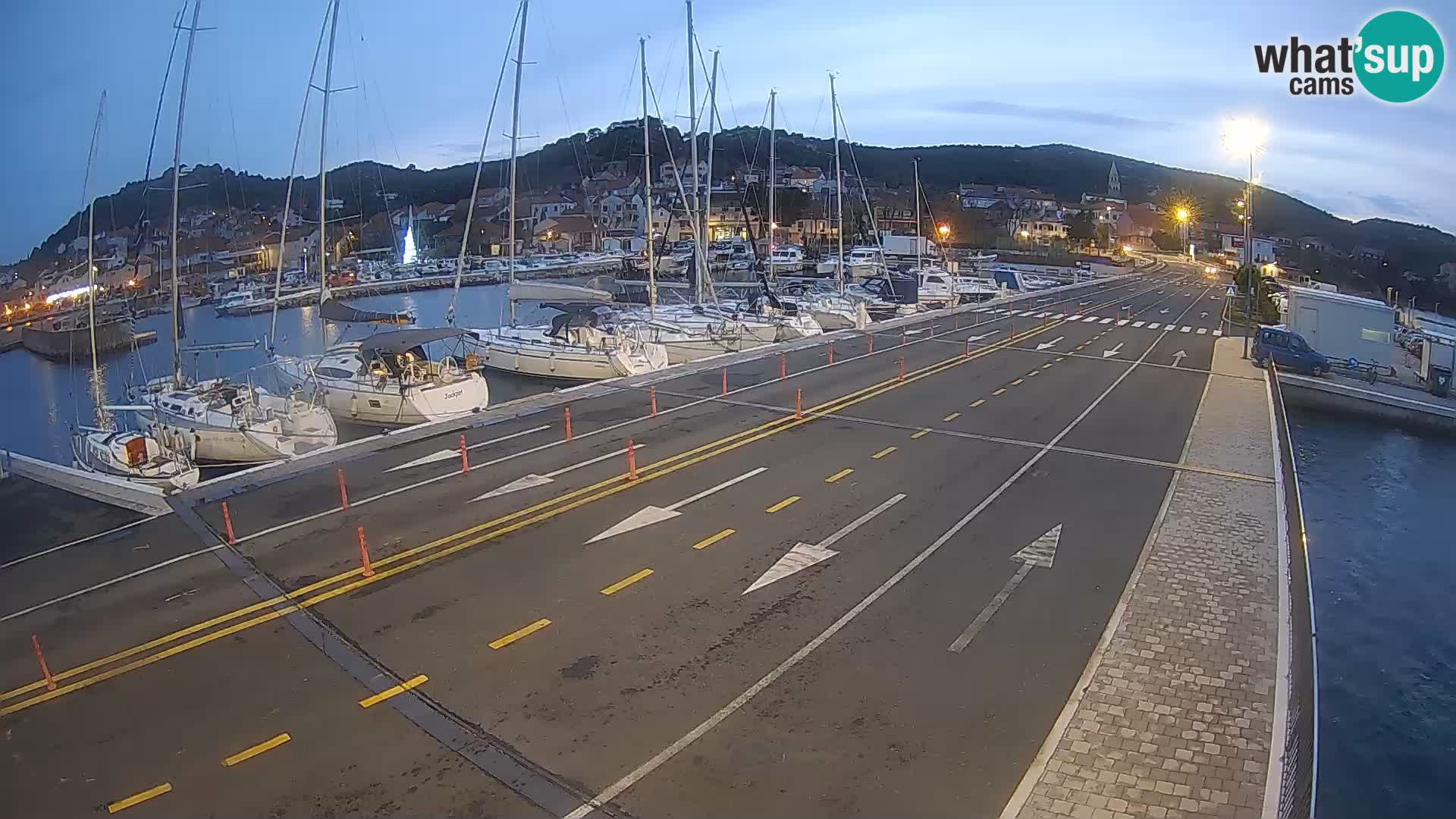 Dalmacia Tkon Transportar- webcams Croacia