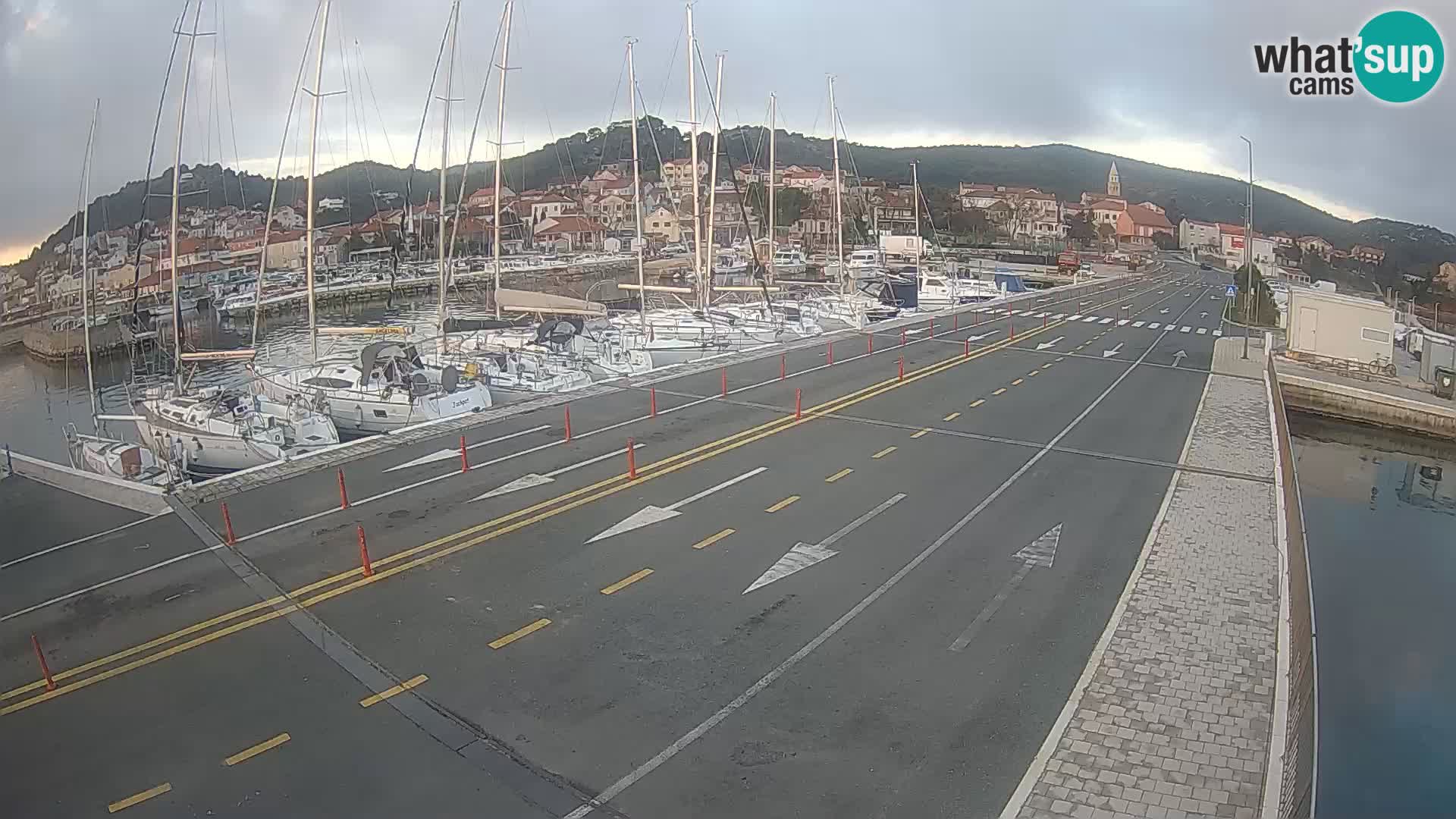 Dalmatie Tkon Traversier – webcams Croatie