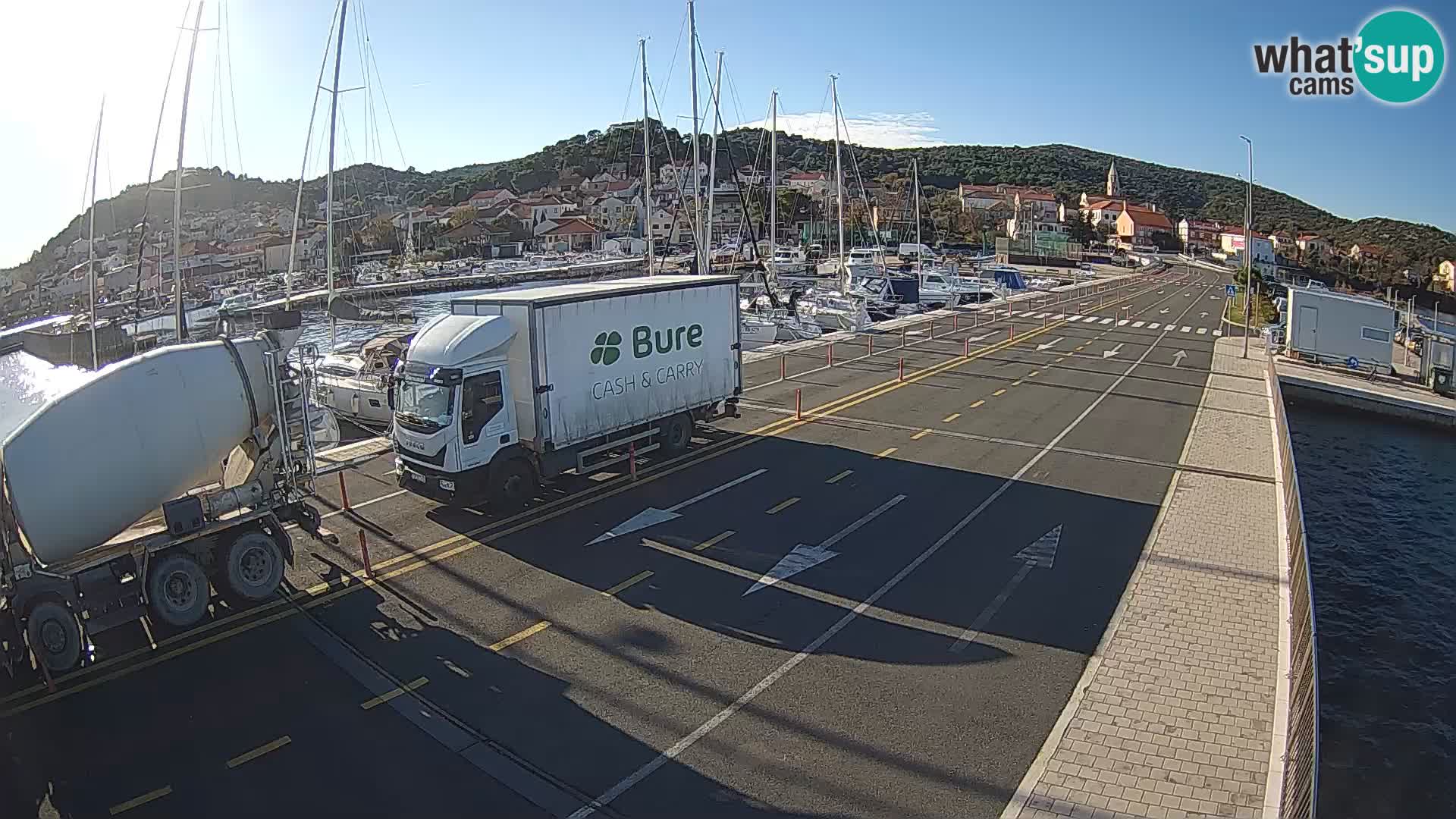 Dalmatia Tkon Ferry – webcams Croatia