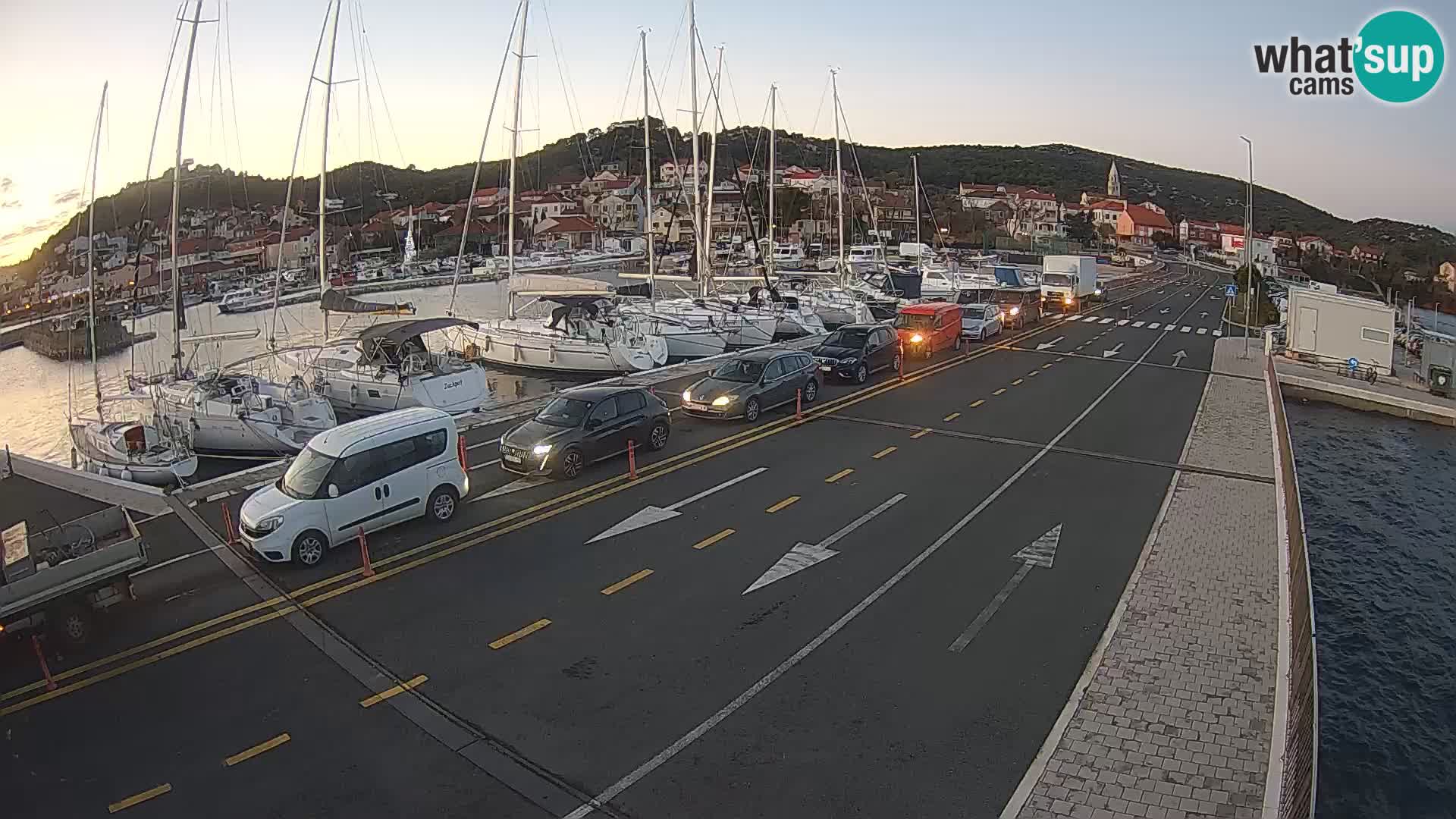 Dalmazia traghetto Tkon – webcam Croazia