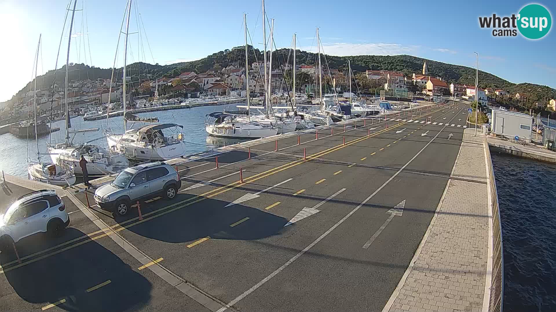 Dalmacia Tkon Transportar- webcams Croacia