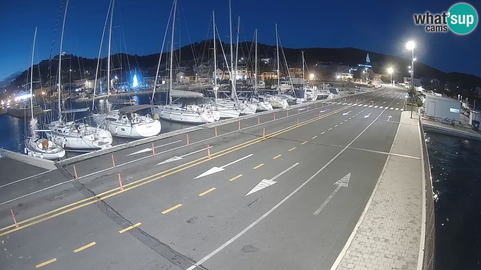 Dalmatie Tkon Traversier – webcams Croatie