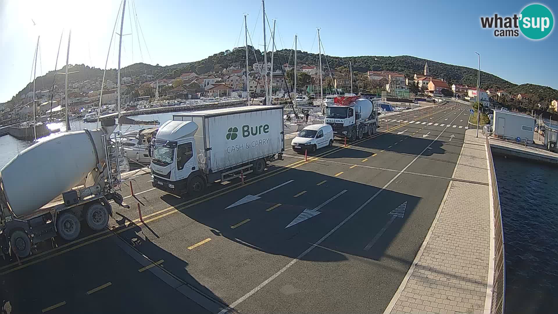 Dalmazia traghetto Tkon – webcam Croazia