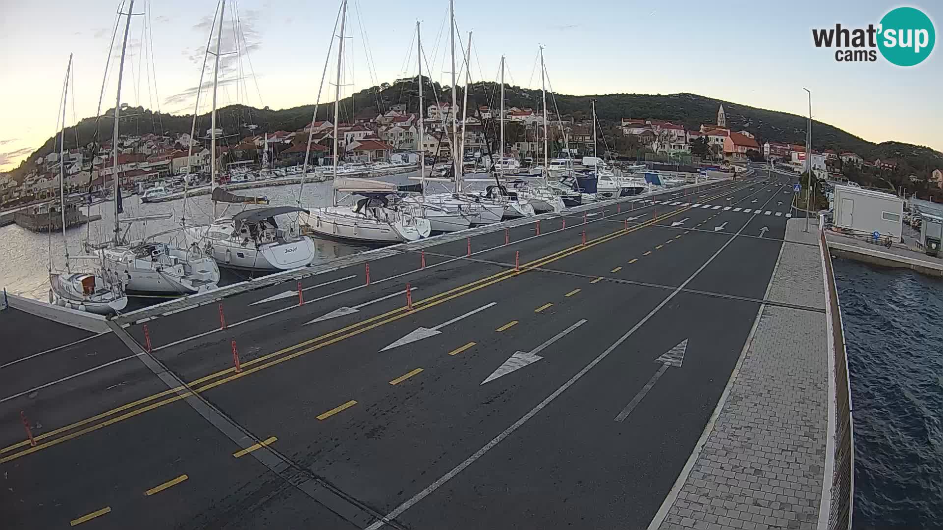 Dalmatie Tkon Traversier – webcams Croatie