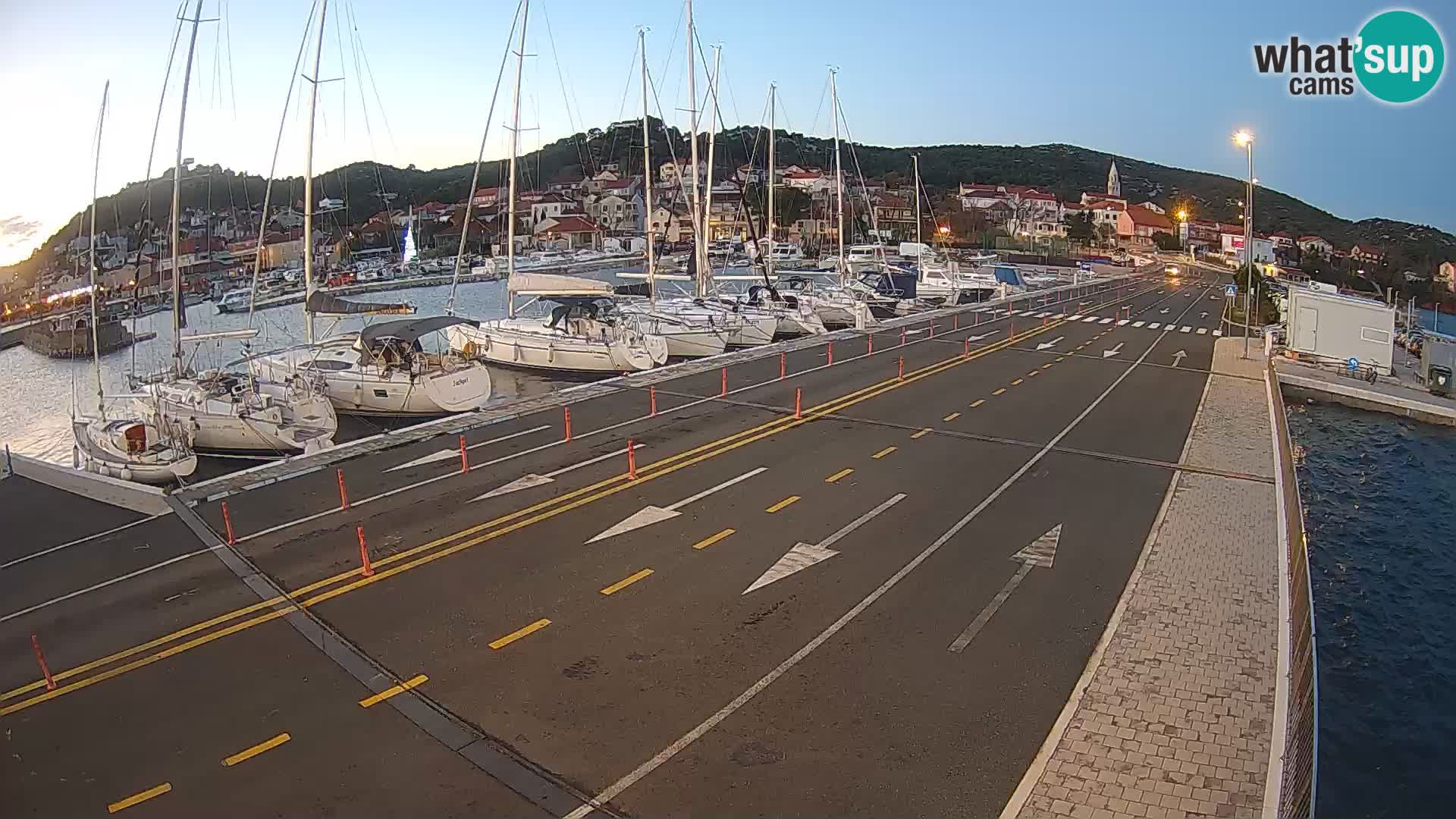Dalmatie Tkon Traversier – webcams Croatie