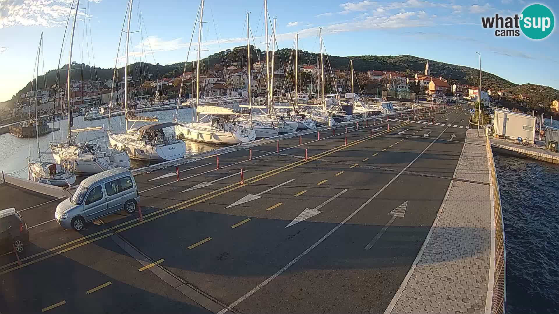 Dalmacia Tkon Transportar- webcams Croacia