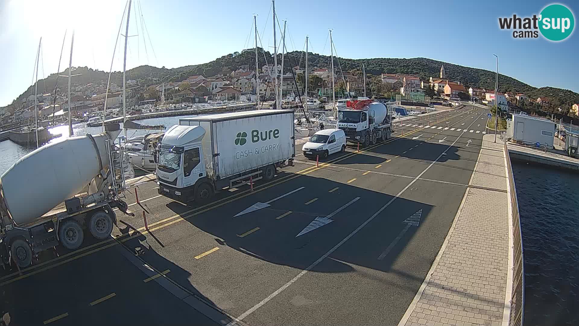 Dalmacija Trajekt Tkon – spletne kamere Hrvaška