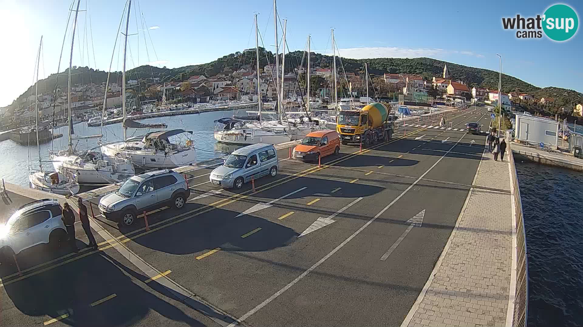 Dalmatia Tkon Ferry – webcams Croatia