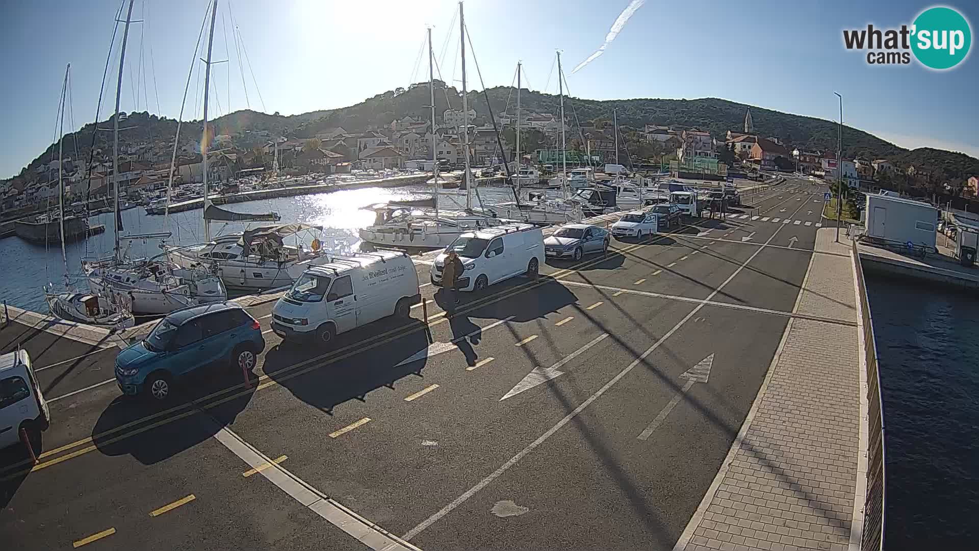 Dalmatie Tkon Traversier – webcams Croatie