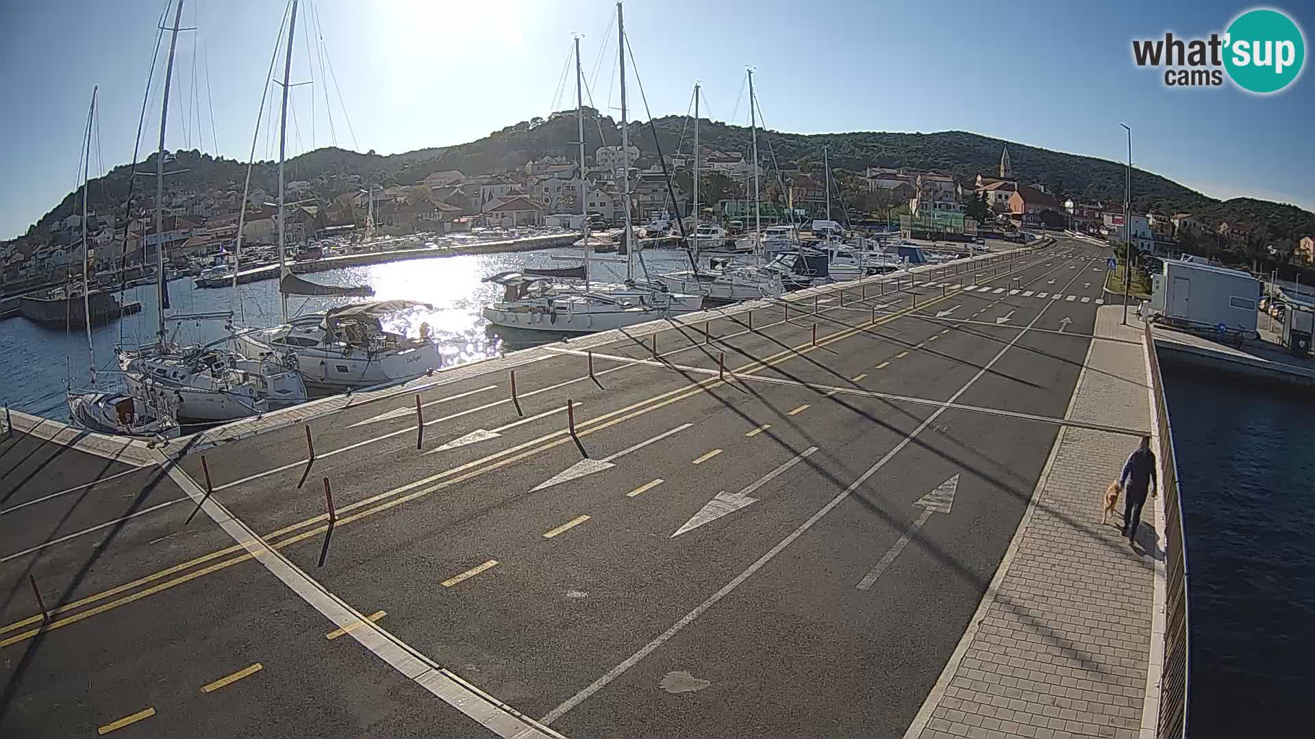 Dalmacija Trajekt Tkon – spletne kamere Hrvaška