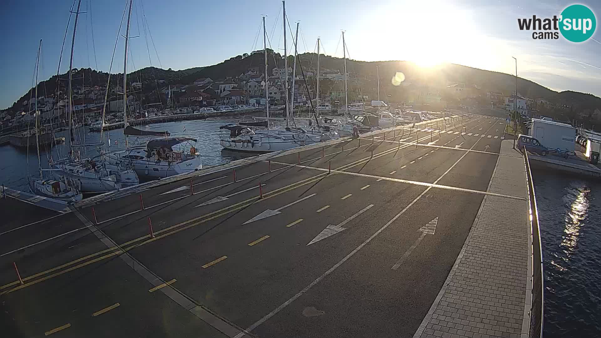 Dalmacija Trajekt Tkon – spletne kamere Hrvaška