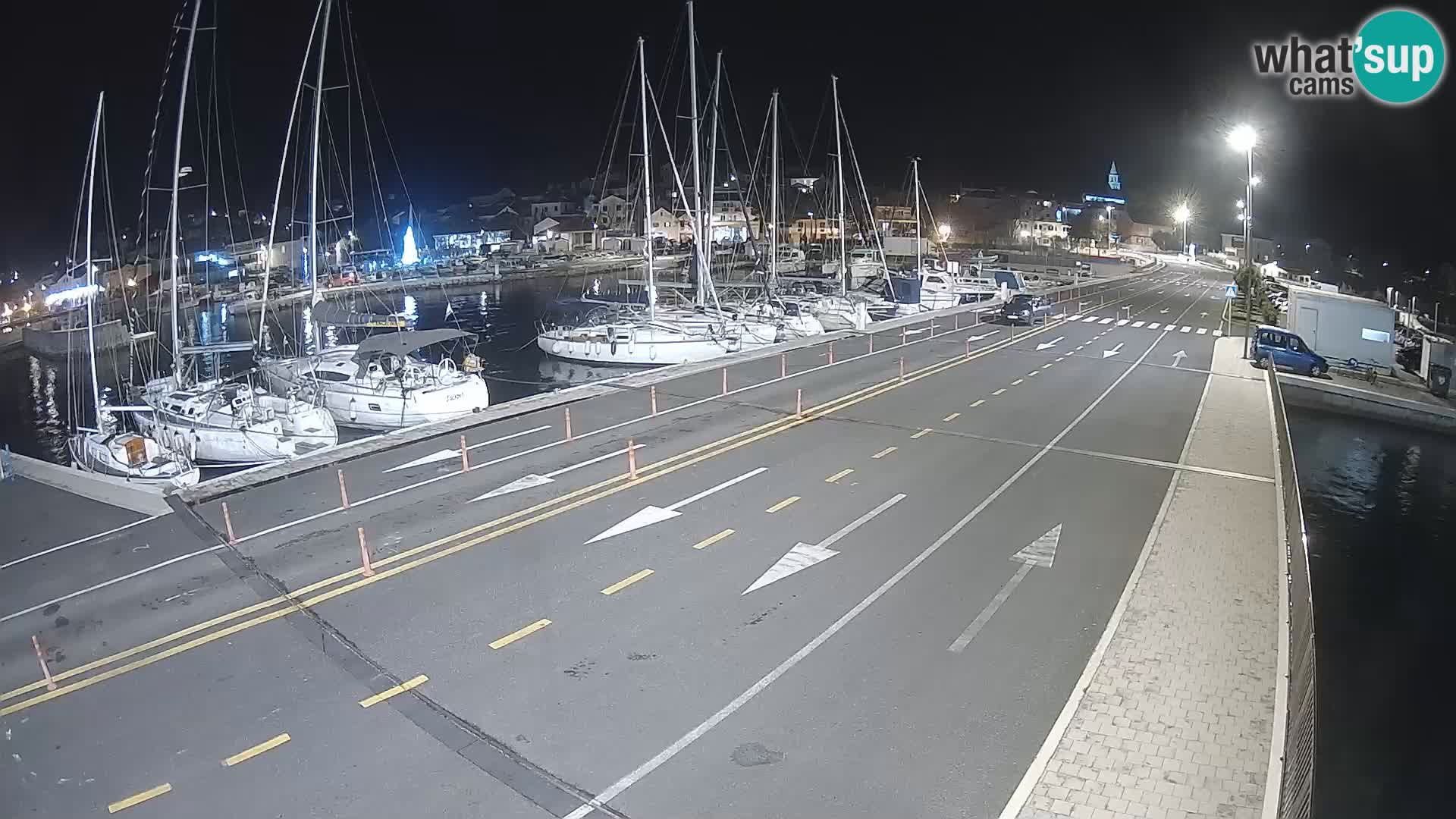 Dalmatie Tkon Traversier – webcams Croatie