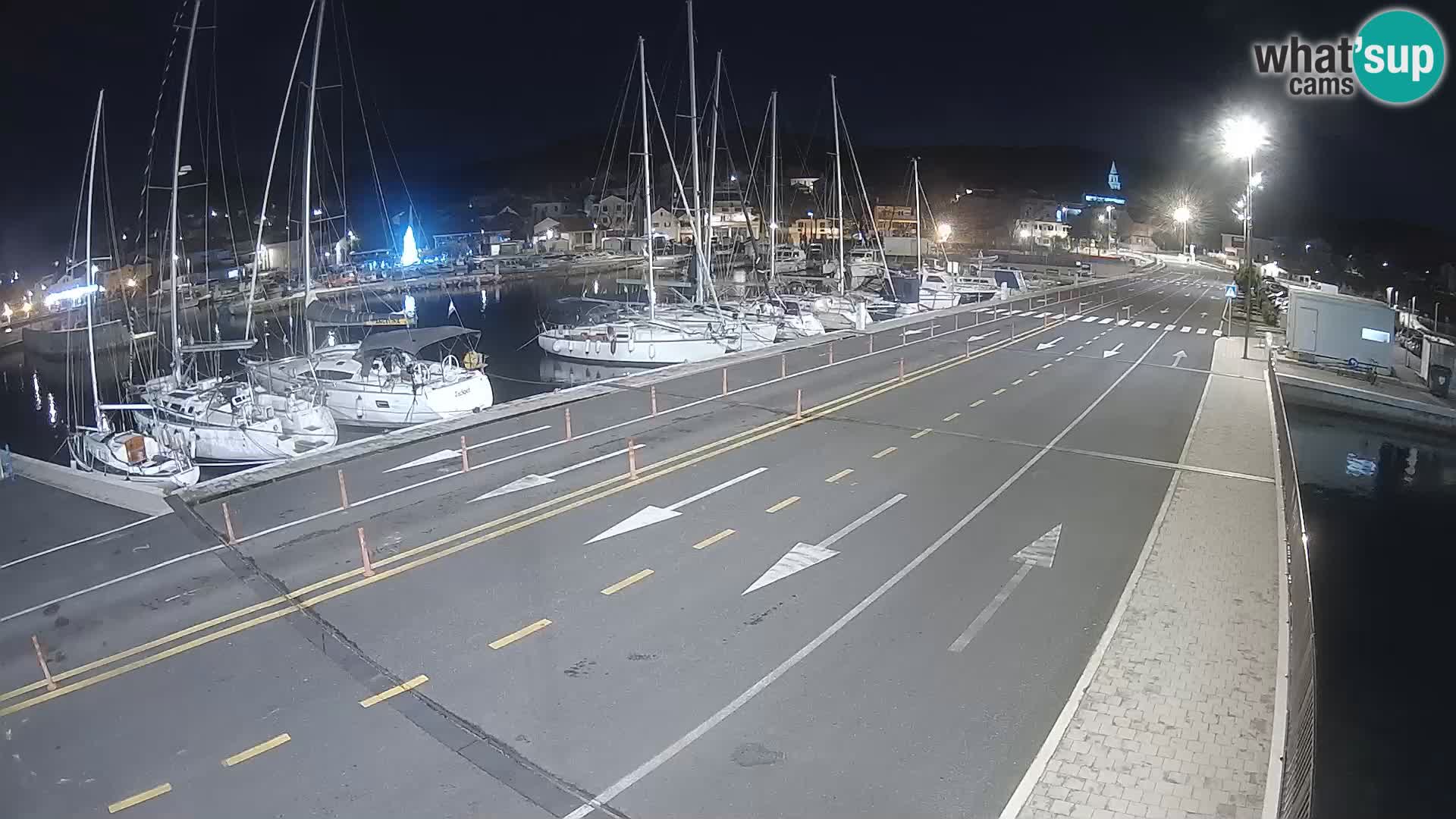 Dalmatie Tkon Traversier – webcams Croatie